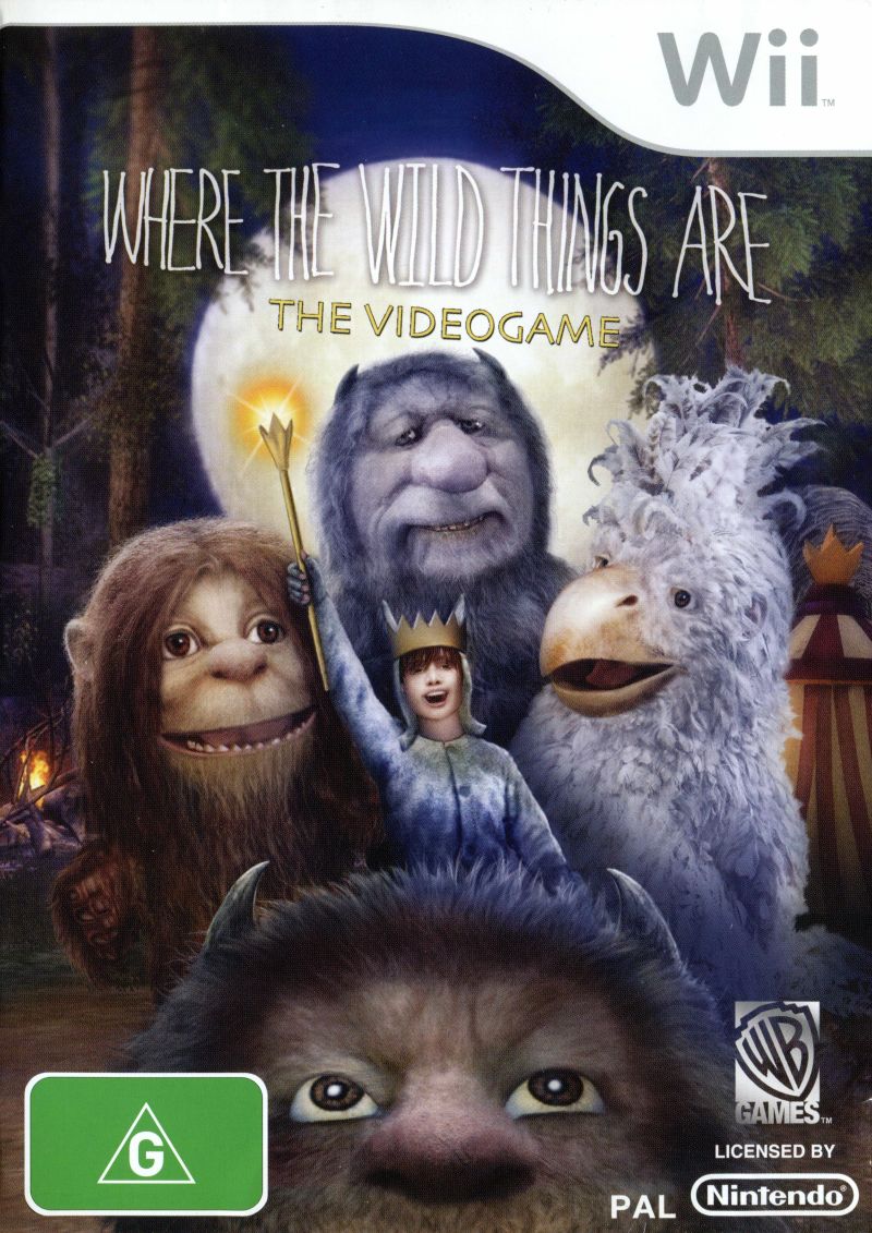 Where the Wild Things Are Nintendo Wii Game PAL