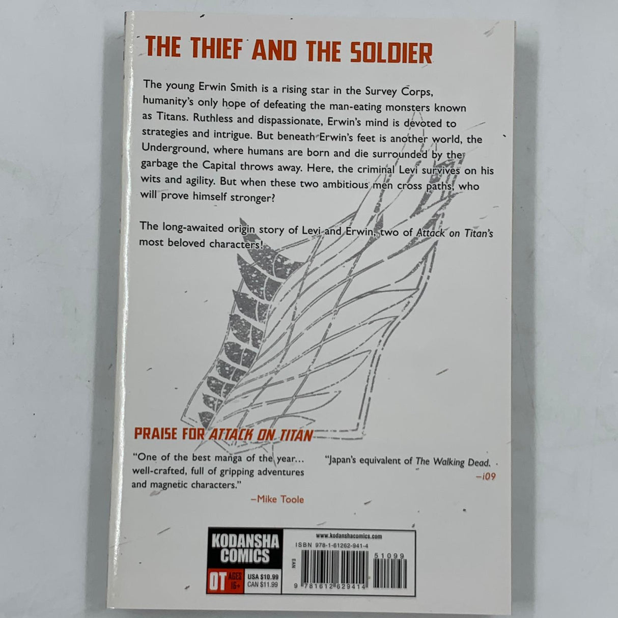 Attack On Titan No Regrets Graphic Novel Book #1 by Gun Snark Anime Paperback