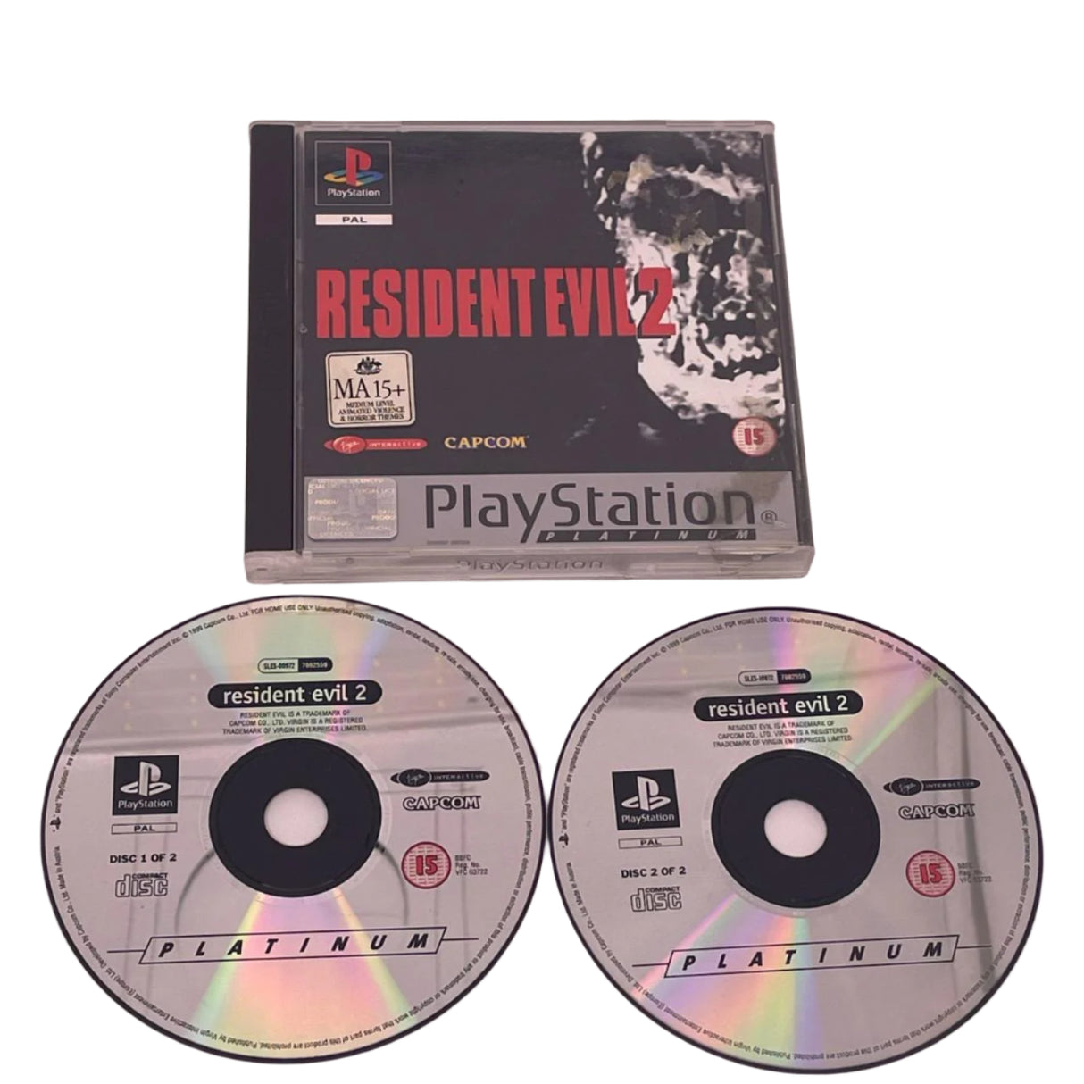 Resident Evil 2 PS1 Playstation 1 Game PAL