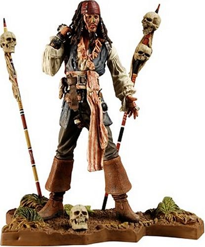 Pirates of the Caribbean Dead Man's Chest Series 3 Cannibal Jack Sparrow Figure