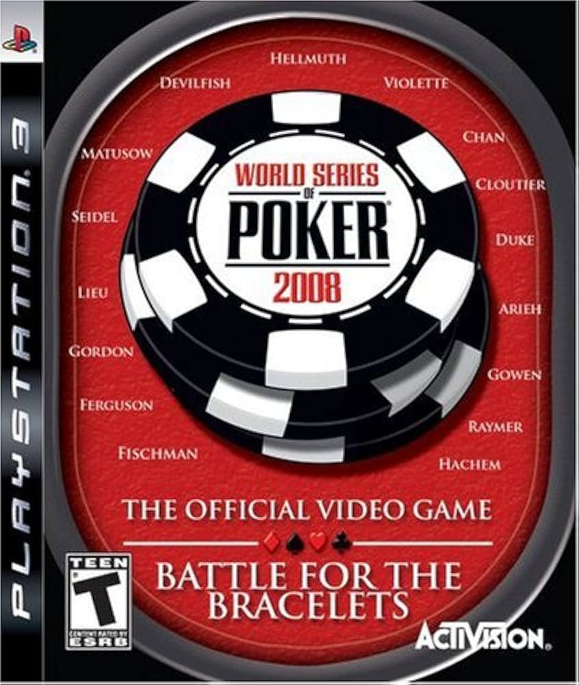 World Series of Poker 2008: Battle for the Bracelets Playstation 3 PS3 Game PAL
