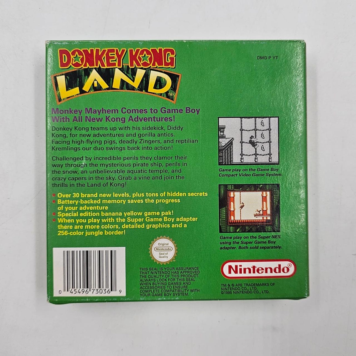 Donkey Kong Land Nintendo Gameboy Original Game Boxed Complete