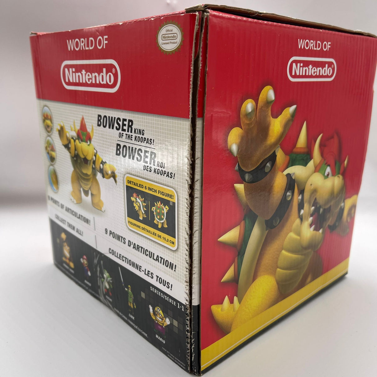World Of Nintendo 6 Inch Deluxe Bowser Series 1-1 Super Mario Figure Boxed