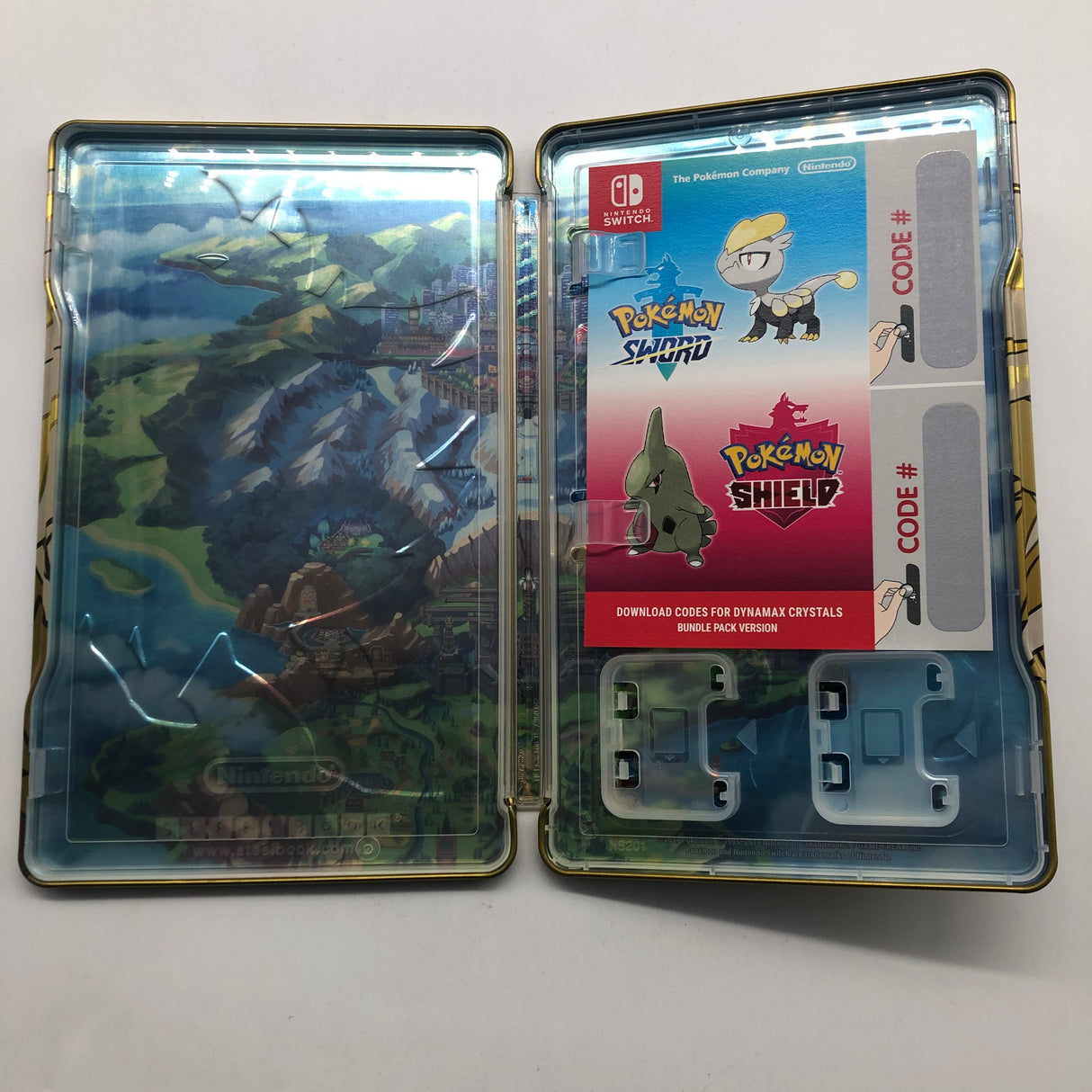 Pokémon Sword And Pokemon Shield Dual Pack Nintendo Switch Steelbook Edition Boxed 25AU4
