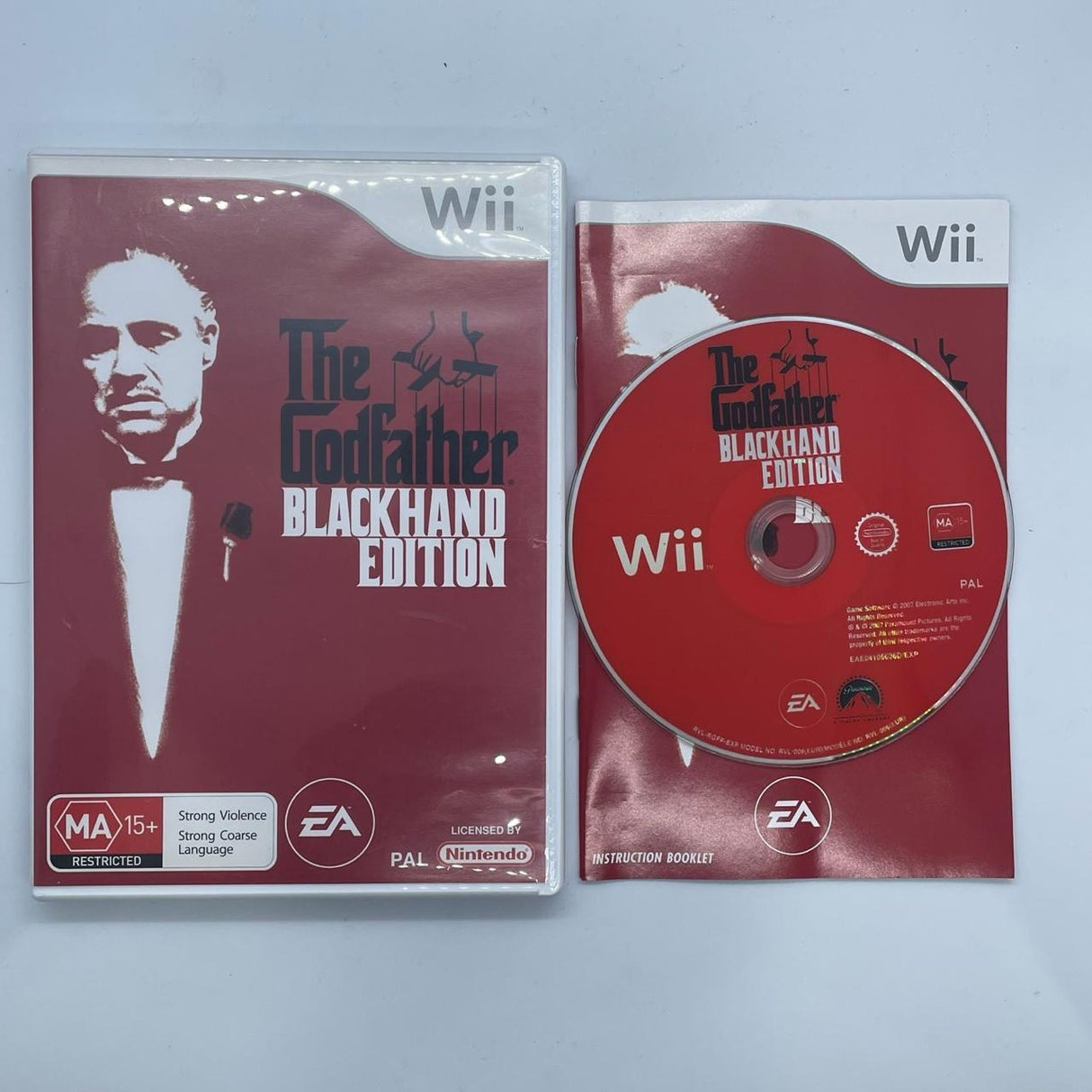 The Godfather Blackhand Edition Nintendo Wii Game + Manual PAL