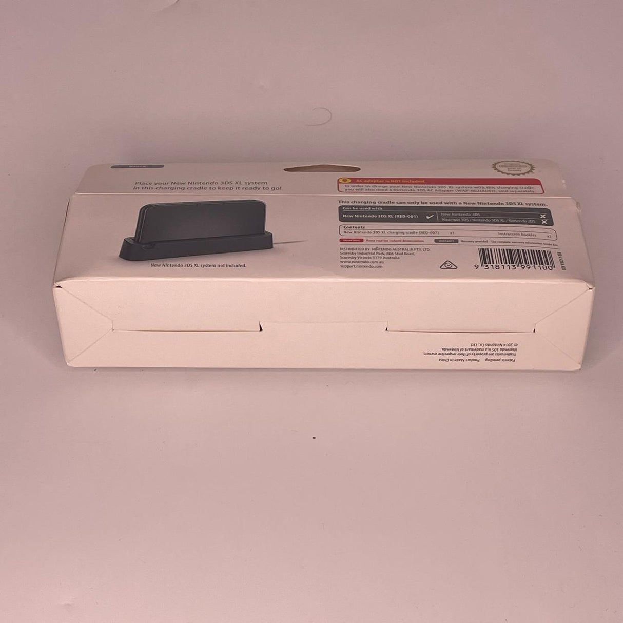 New Nintendo 3DS XL Console Charging Cradle Black PAL