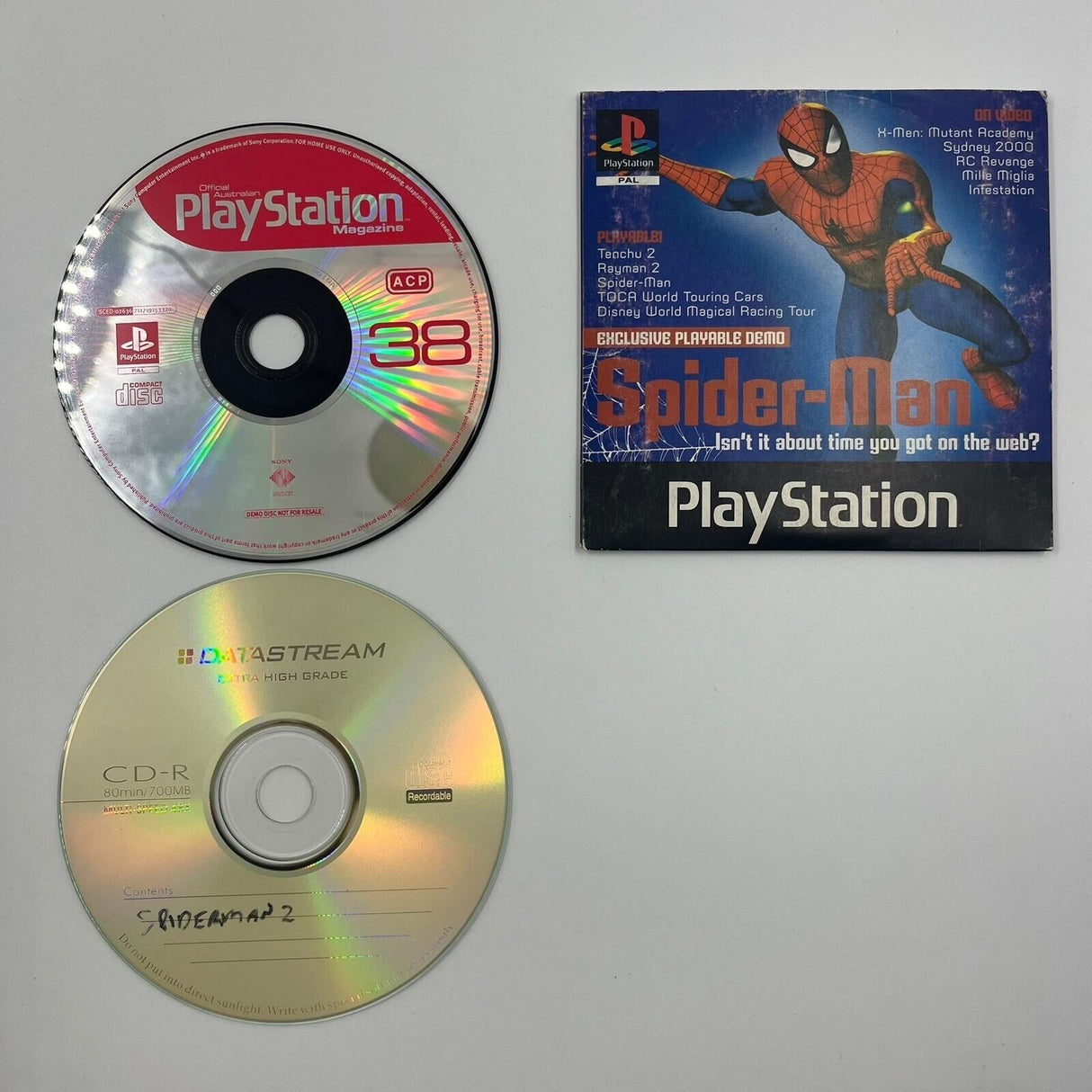 Spider-Man PS1 Playstation 1 Demo PAL