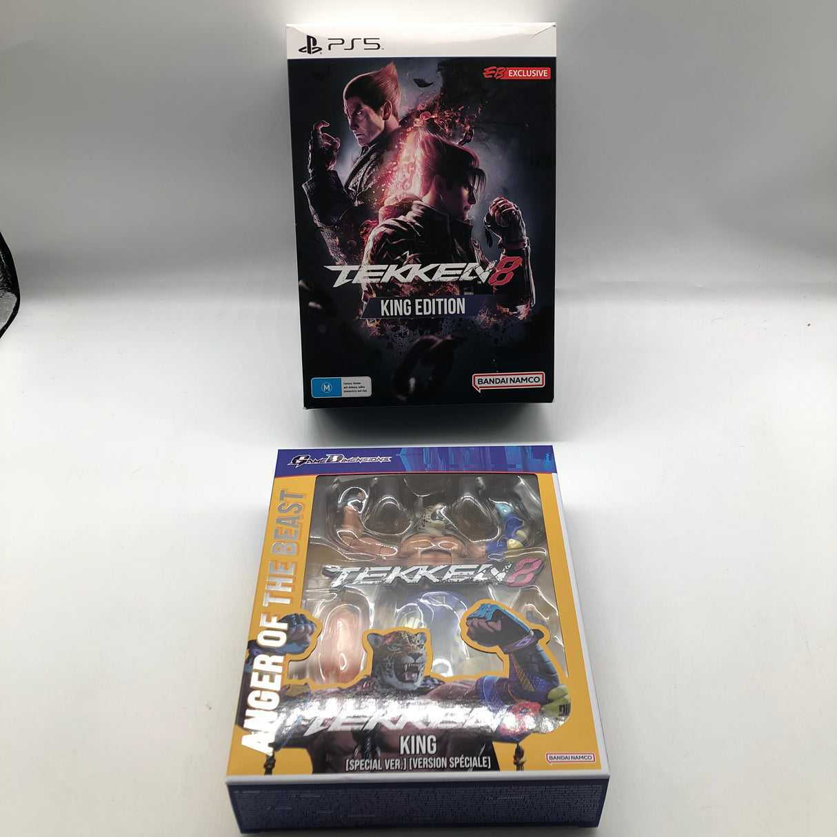 PS5 Playstation 5 Tekken 8 King Edition Game and King Figure no game
