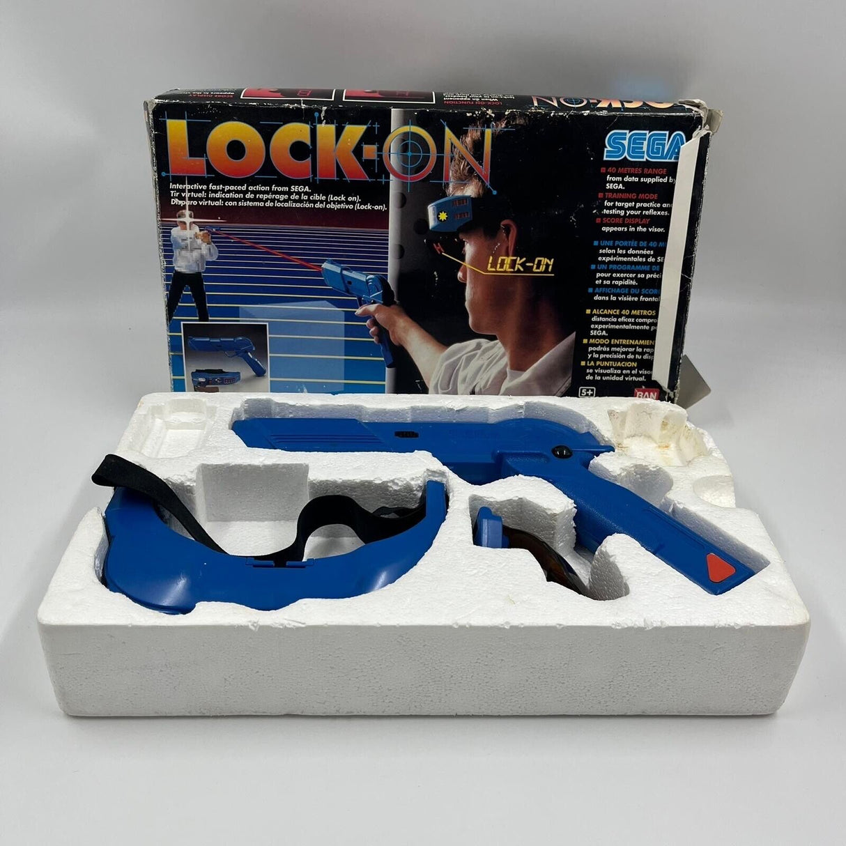 Sega Lock-On Light Gun Boxed