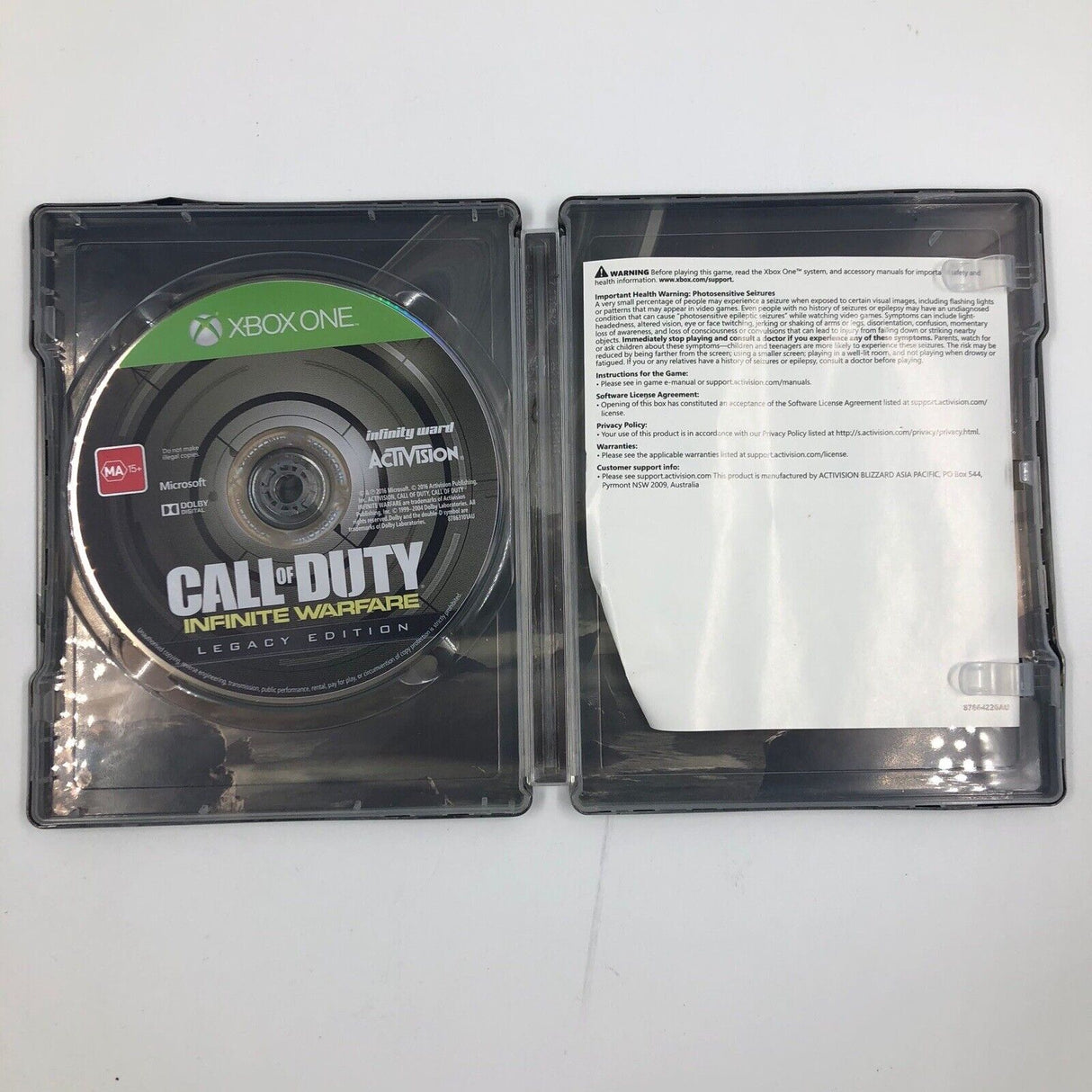 Call Of Duty Infinite Warfare Xbox One Legacy Edition Steelbook Game