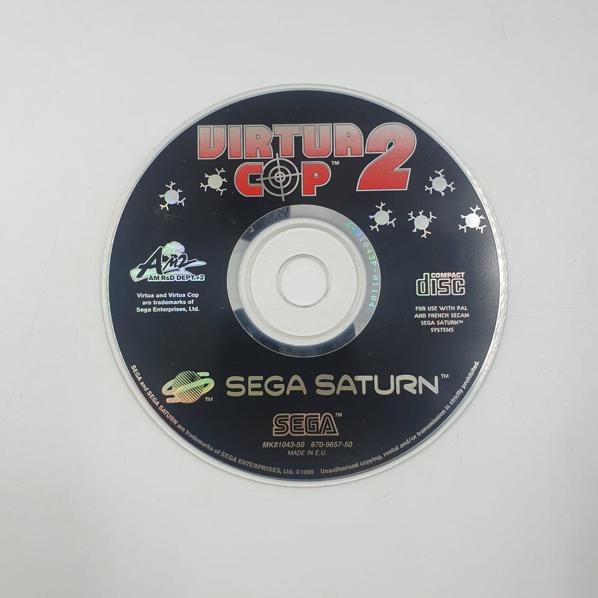 Virtua Cop 2 Sega Saturn Game Boxed PAL