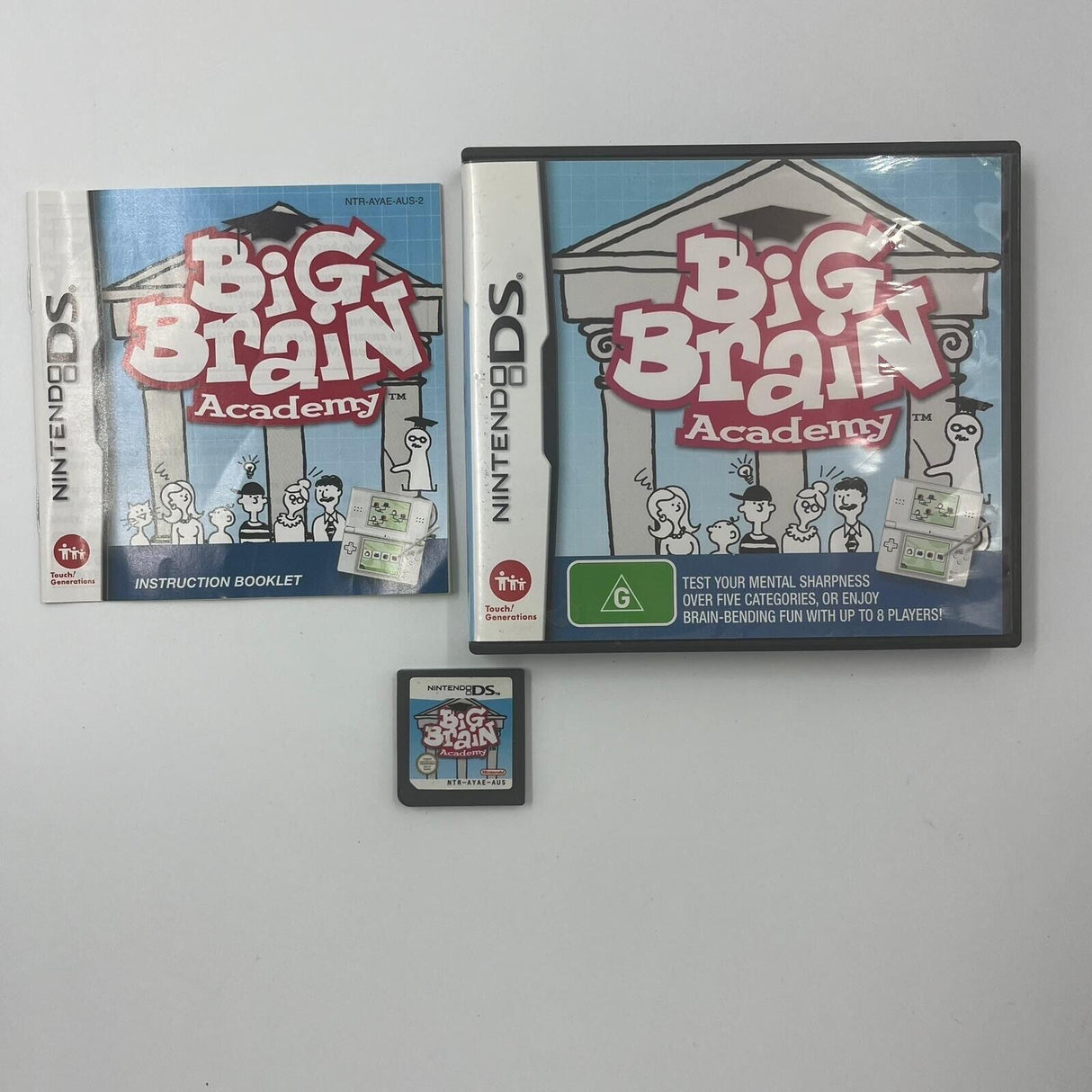 Big Brain Academy Nintendo DS Game + Manual