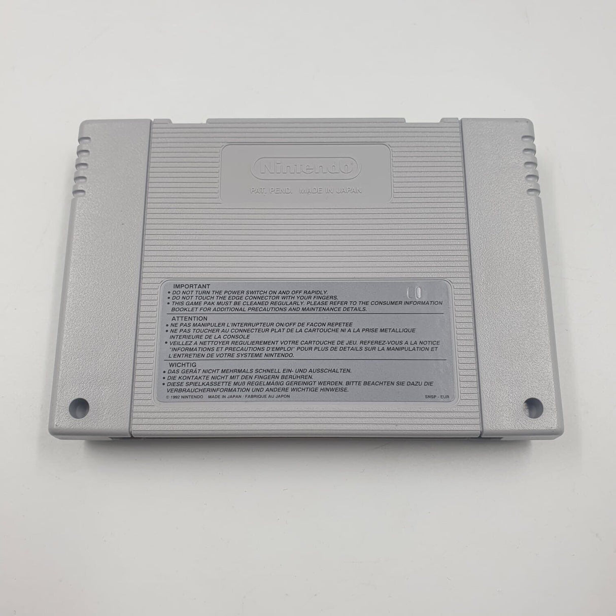 Vortex Super Nintendo Entertainment System SNES Game Boxed + Manual PAL