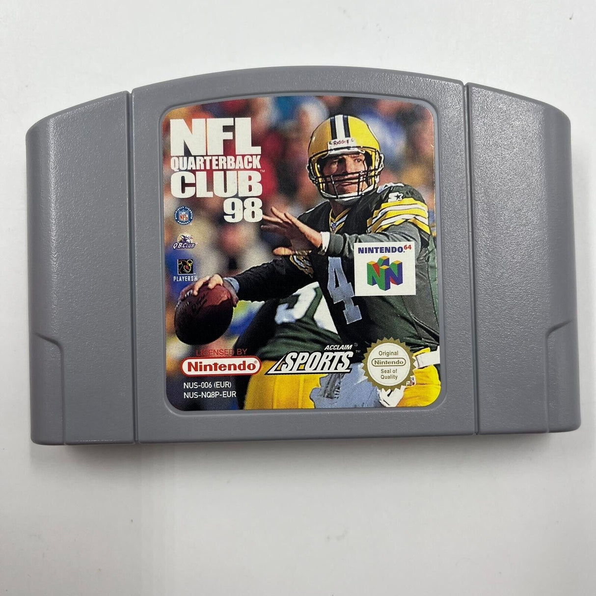 NFL Quarterback Club 98 Nintendo 64 N64 Game Cartridge PAL