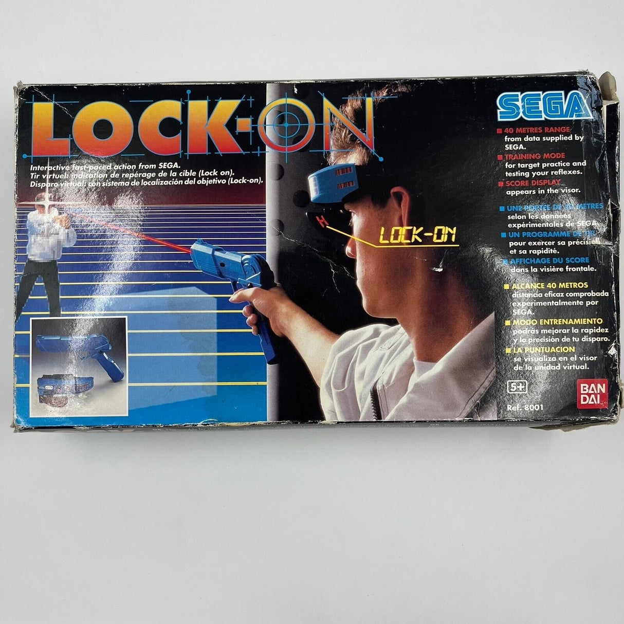 Sega Lock-On Light Gun Boxed