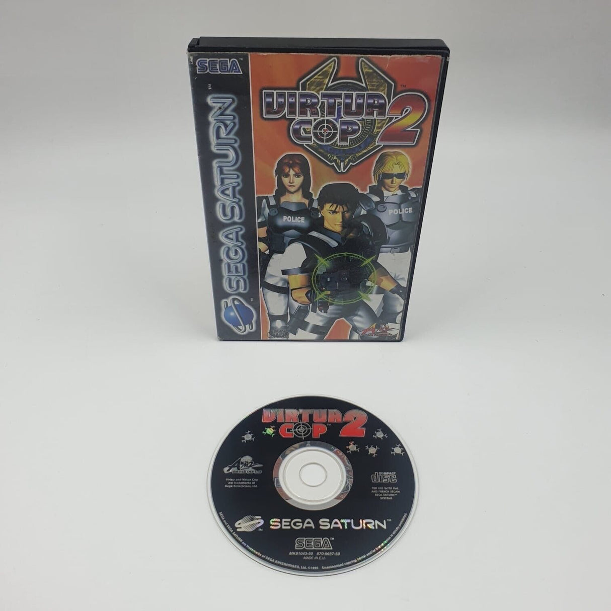 Virtua Cop 2 Sega Saturn Game Boxed PAL