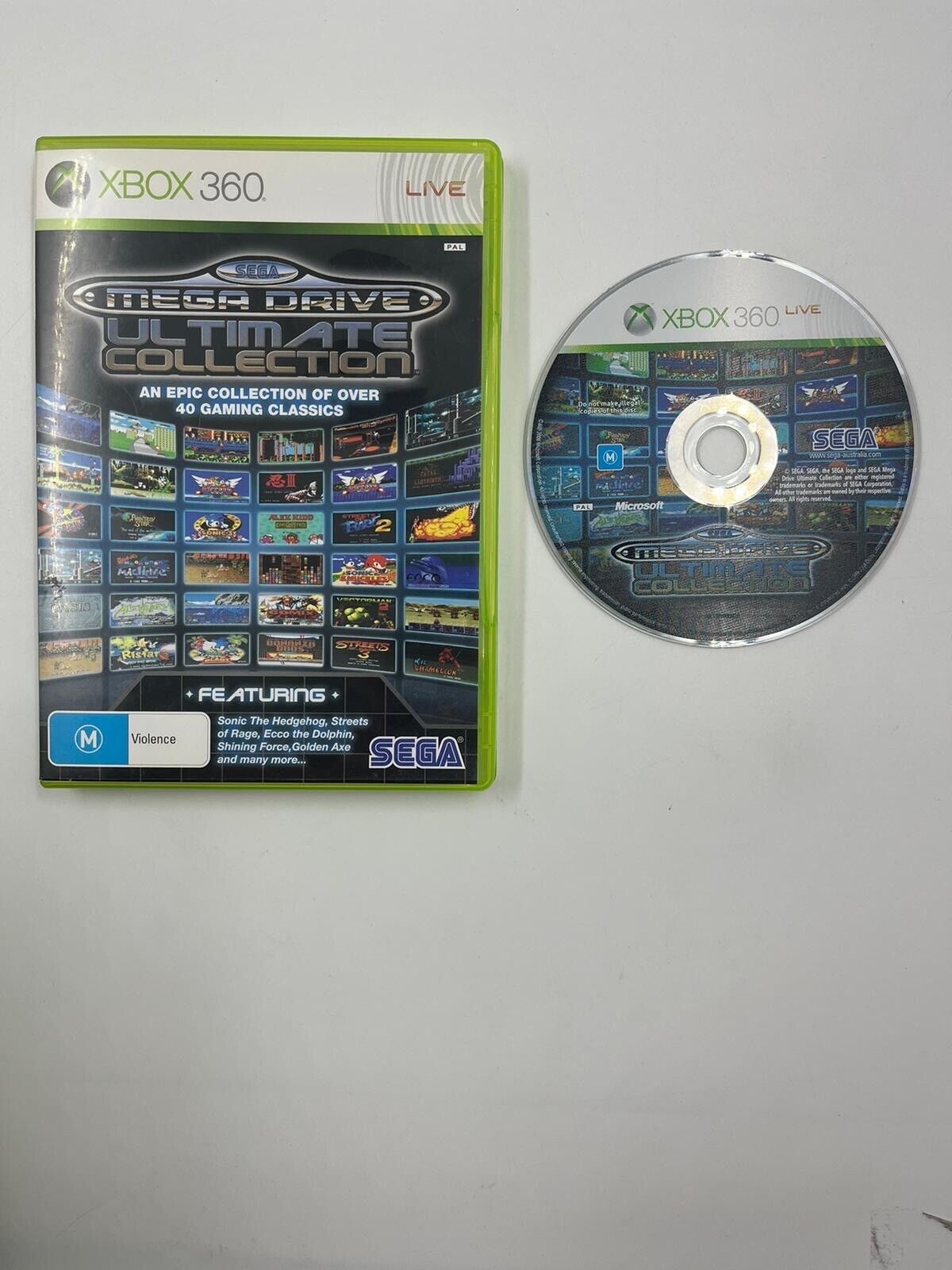 Sega Mega Drive Ultimate Collection Xbox 360 Game PAL