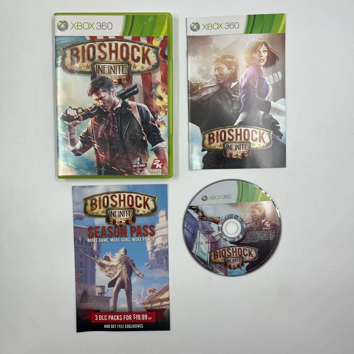 BioShock Infinite Xbox 360 Game + Manual PAL