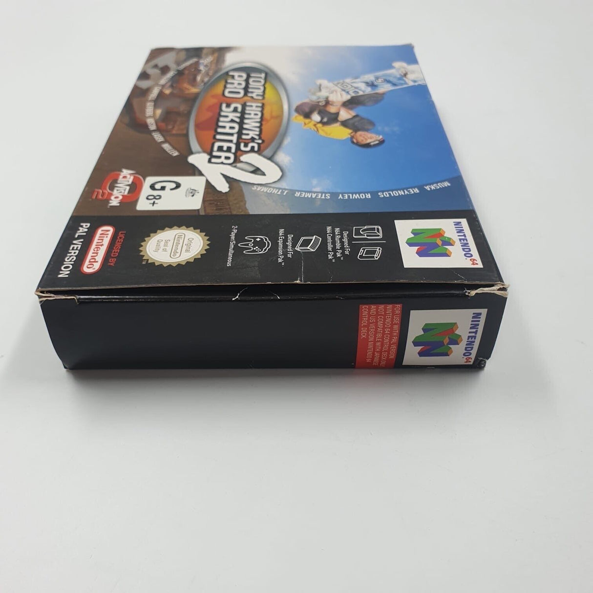 Tony Hawk's Pro Skater 2 Nintendo 64 N64 Game Boxed + Manual PAL