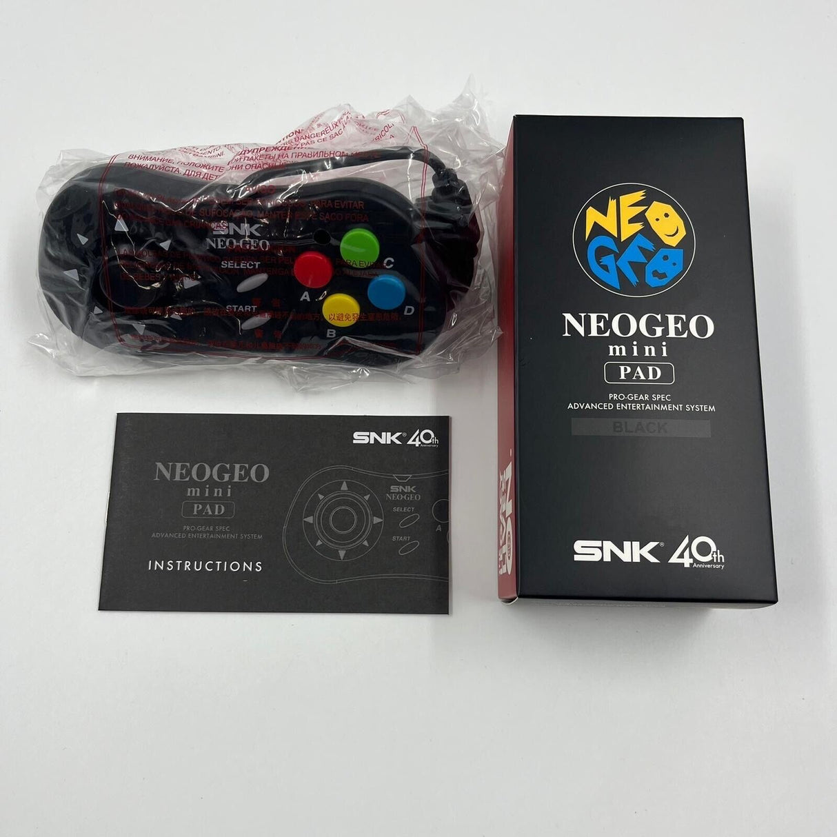 SNK Neo Geo Mini Pad Controller Black