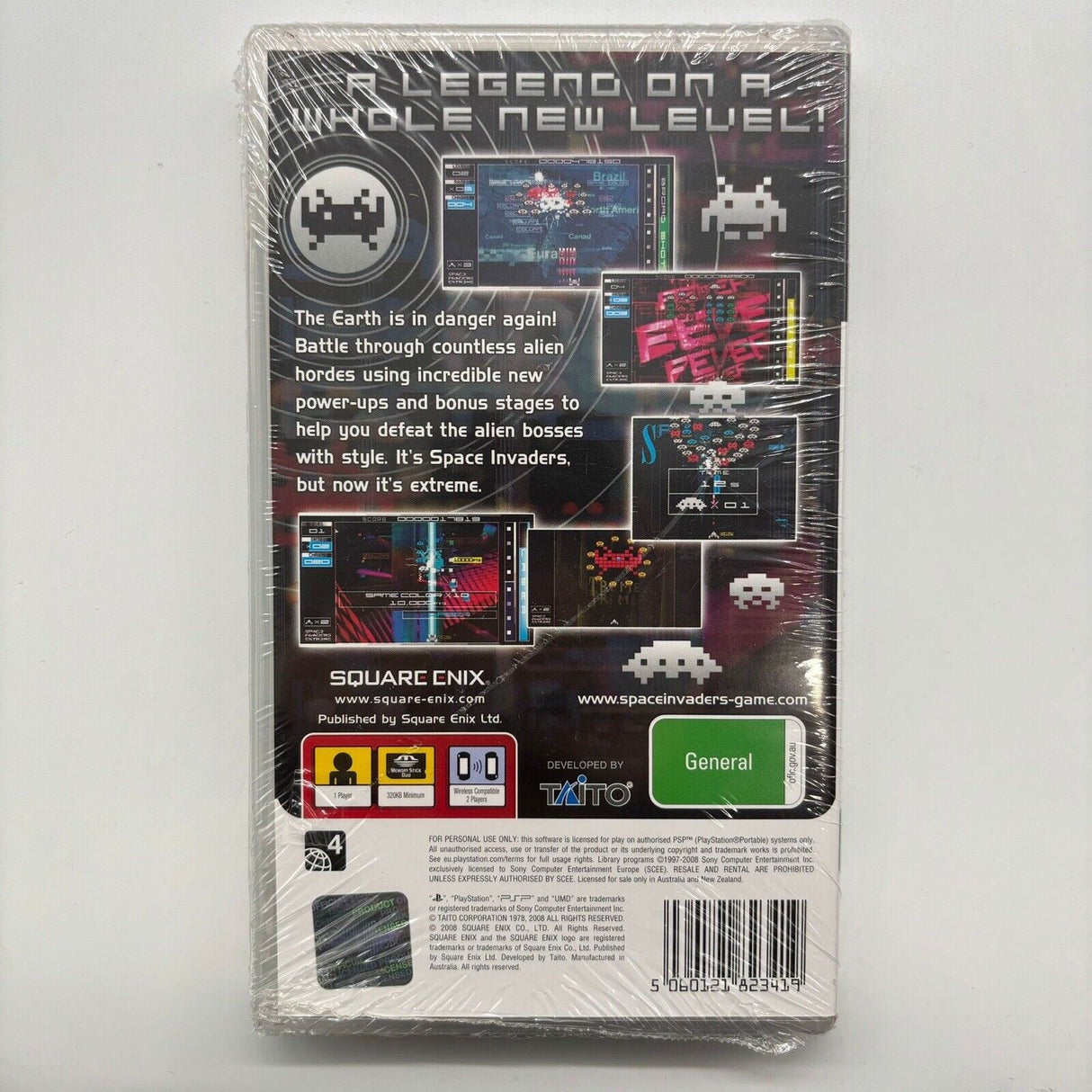 Space Invaders Extreme PSP Playstation Portable Game Brand New SEALED