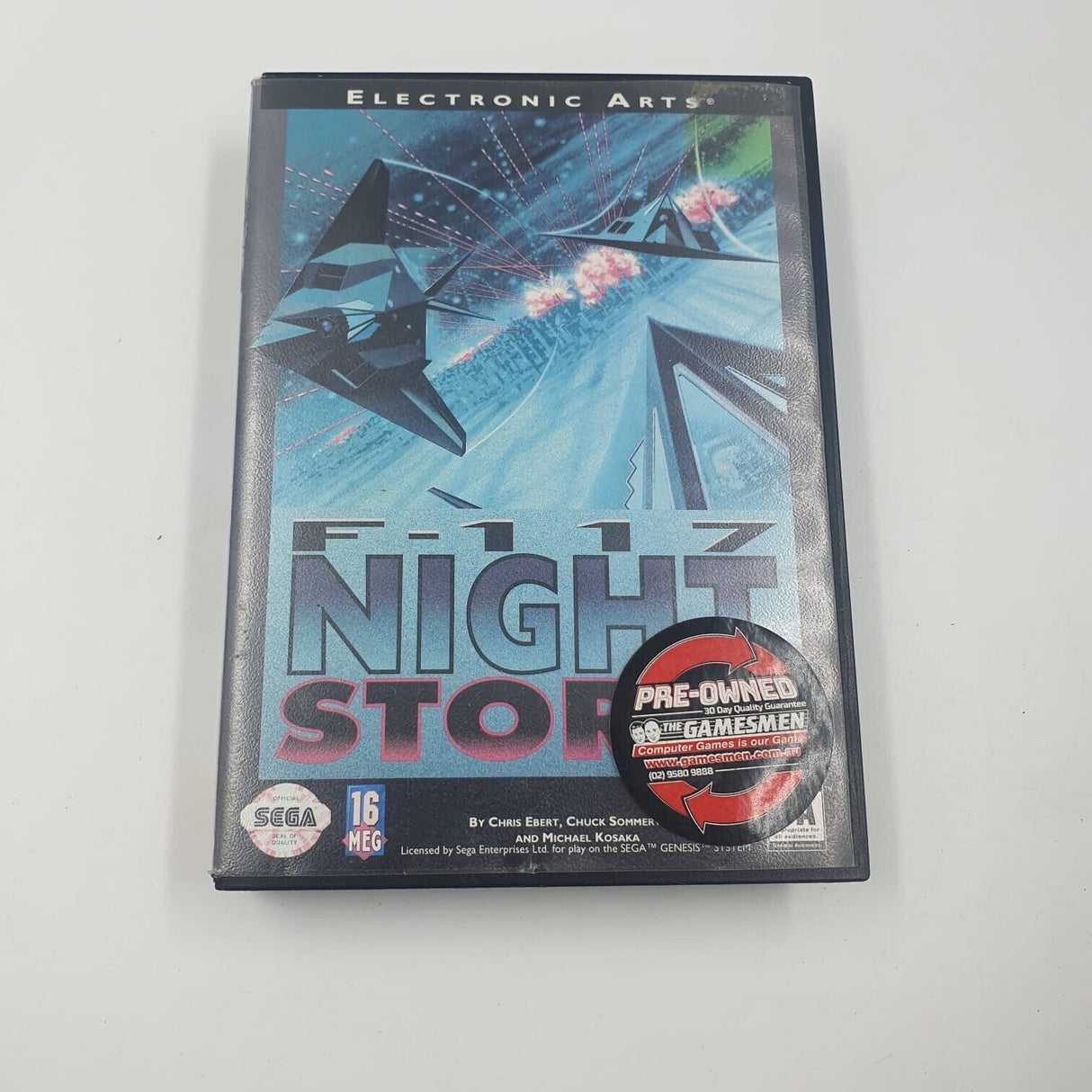 F-117 Night Storm Sega Mega Drive Game Boxed + Manual