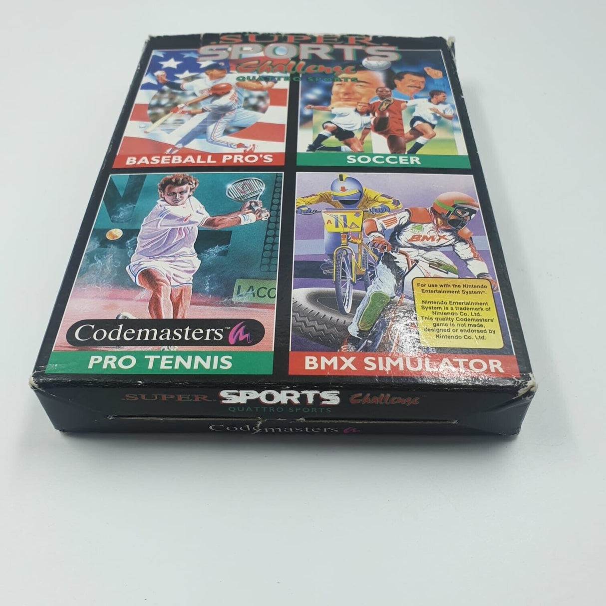 Super Sports Challenge Quattro Sports Nintendo NES Game Boxed Complete