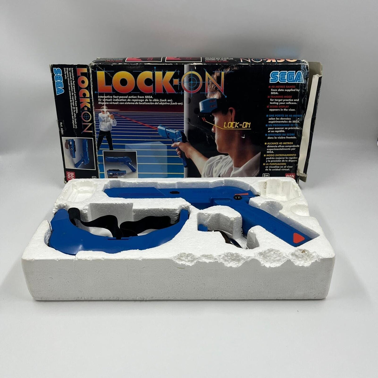 Sega Lock-On Light Gun Boxed