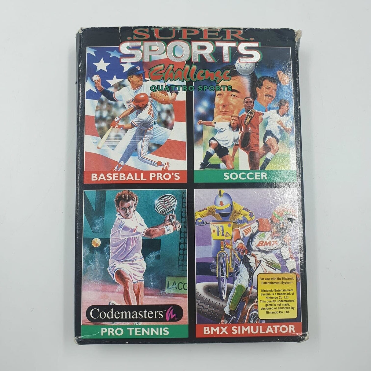 Super Sports Challenge Quattro Sports Nintendo NES Game Boxed Complete