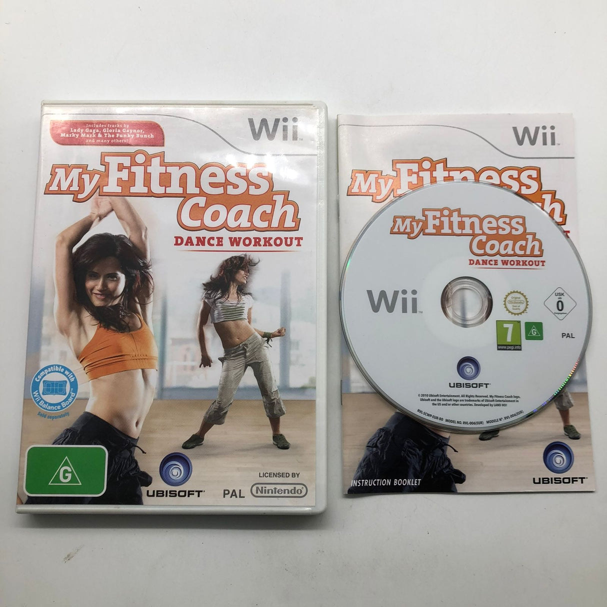 My Fitness Coach Dance Workout Nintendo Wii Game + Manual PAL 25AU4