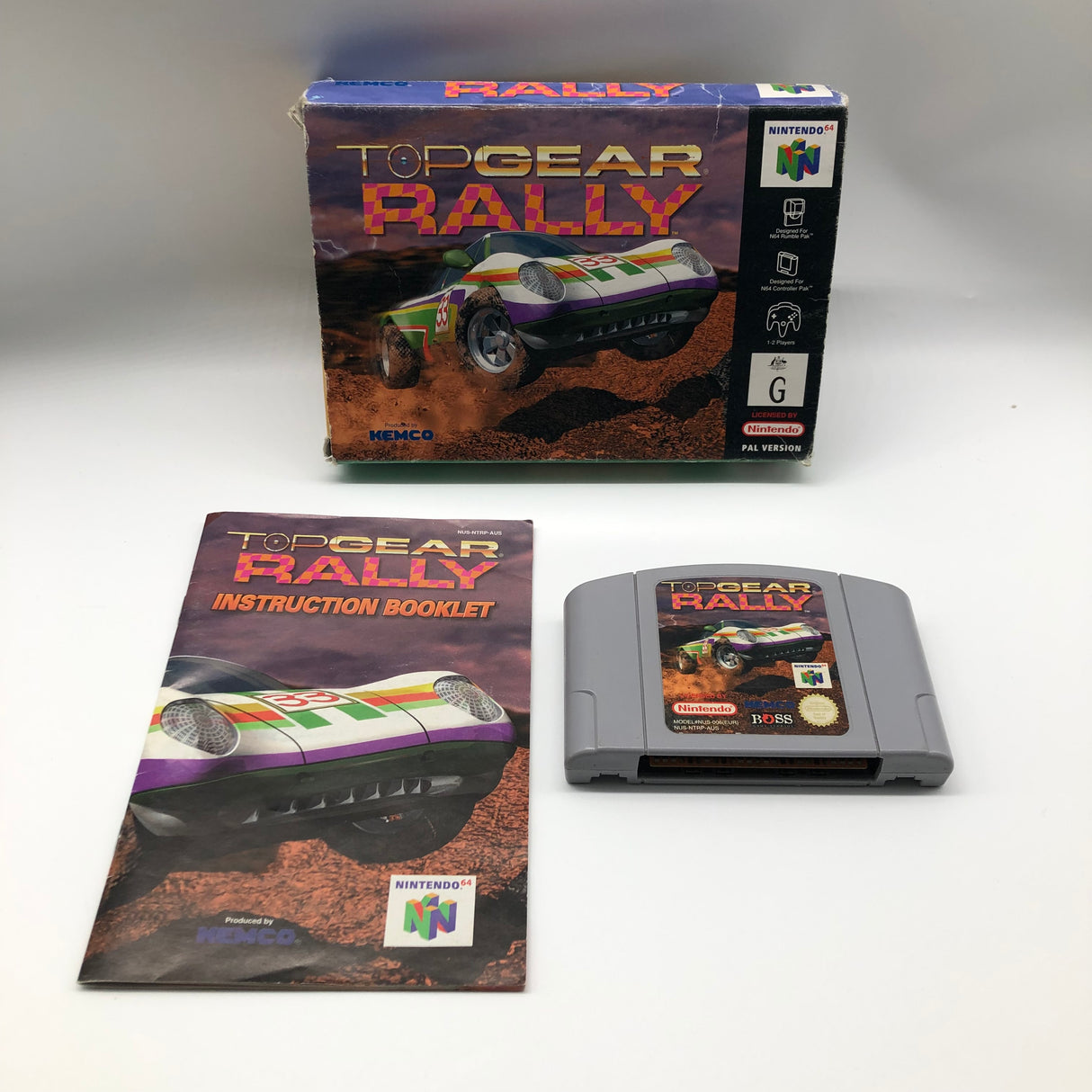 Top Gear Rally Nintendo 64 N64 Game Boxed Complete PAL