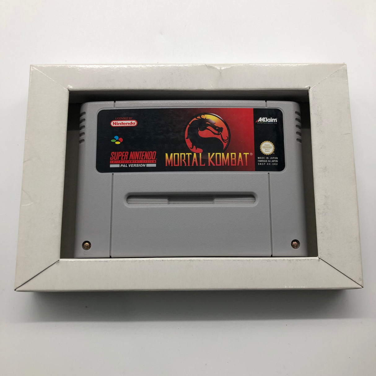 Mortal Kombat Super Nintendo SNES Game Boxed Complete PAL