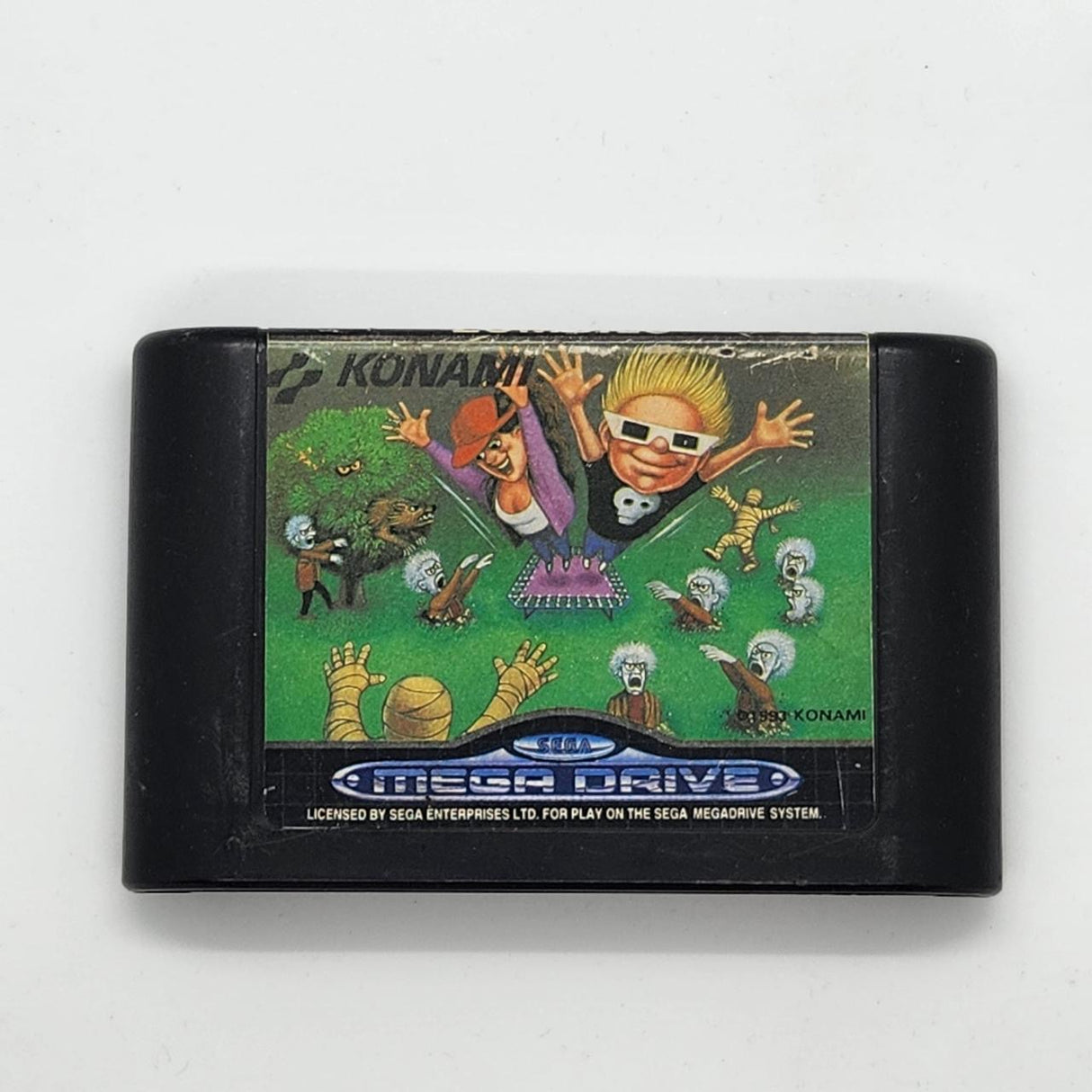 Zombies - Konami Sega Mega Drive Game Cartridge PAL