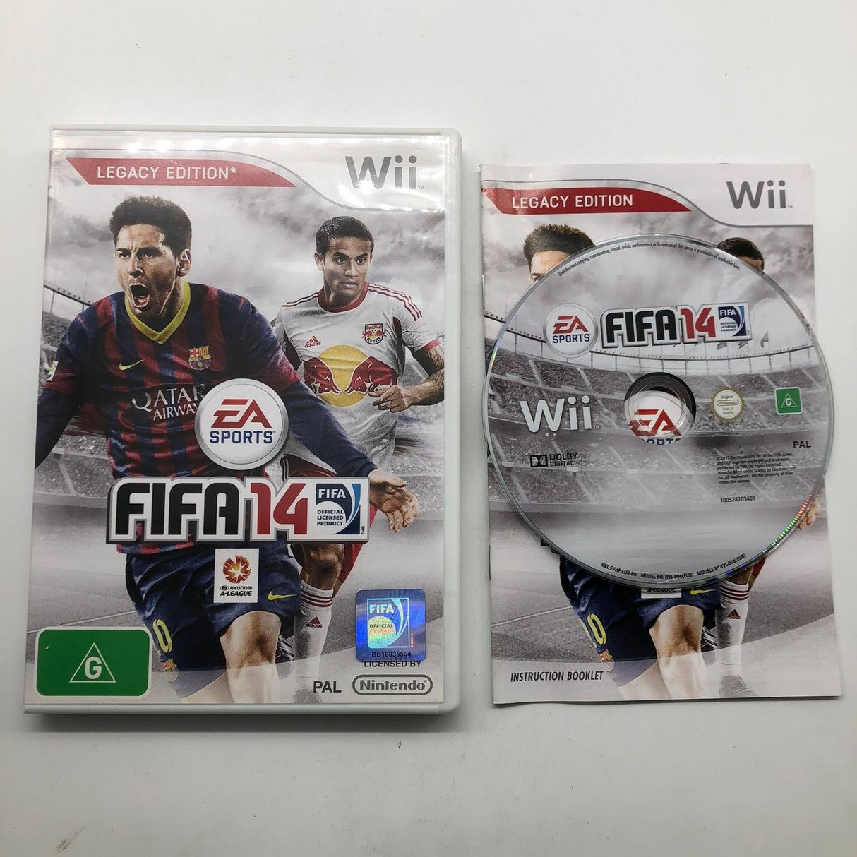 Fifa 14 Nintendo Wii Game + Manual PAL 25AU4
