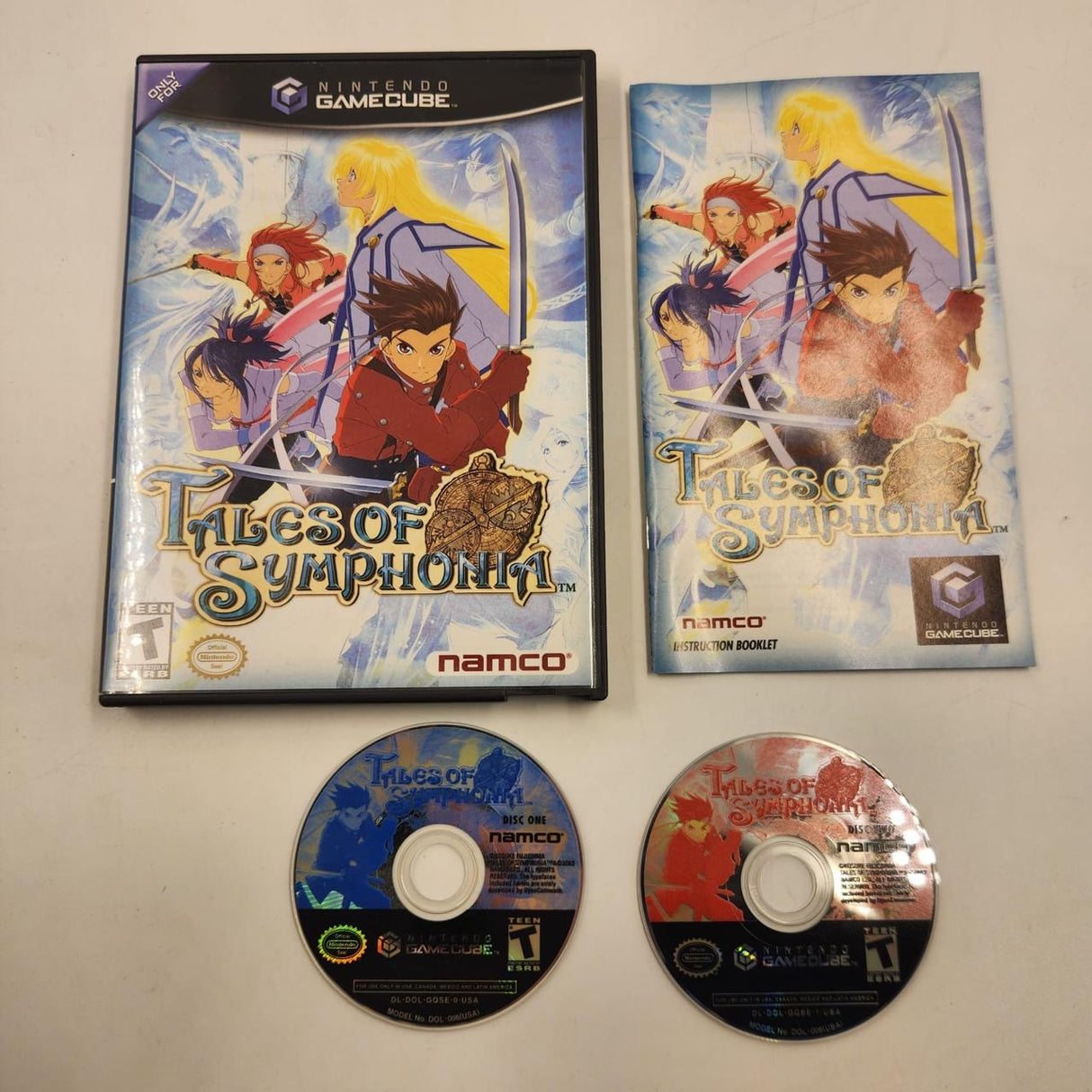 Tales of Symphonia Nintendo Gamecube Game + Manual ntsc