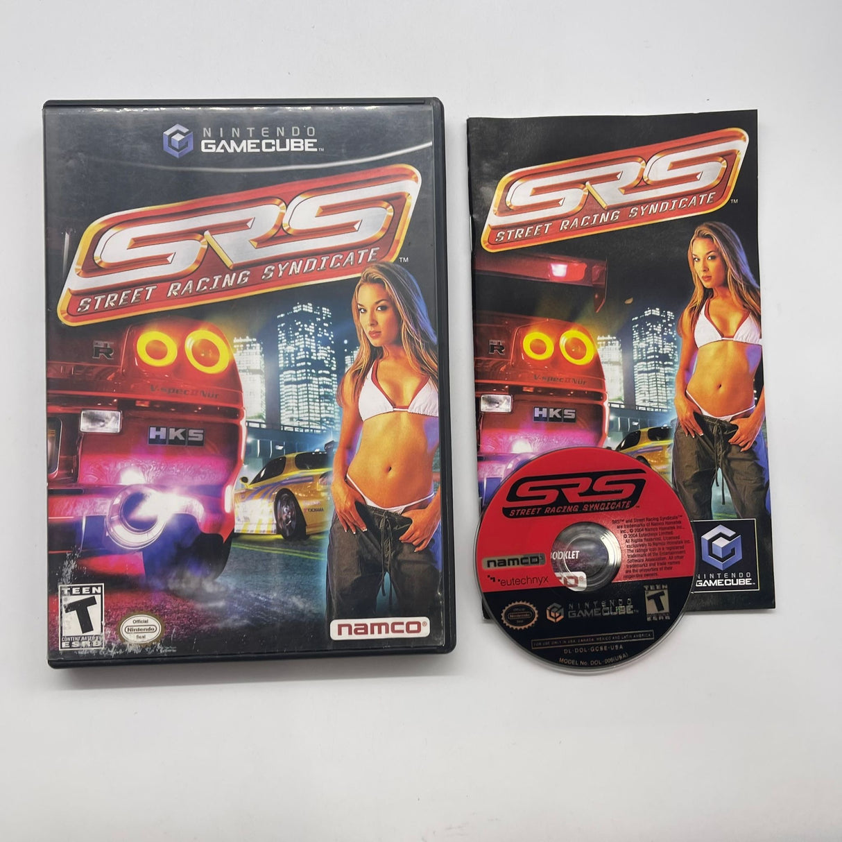 SRS Street Racing Syndicate Nintendo Gamecube Game + Manual PAL