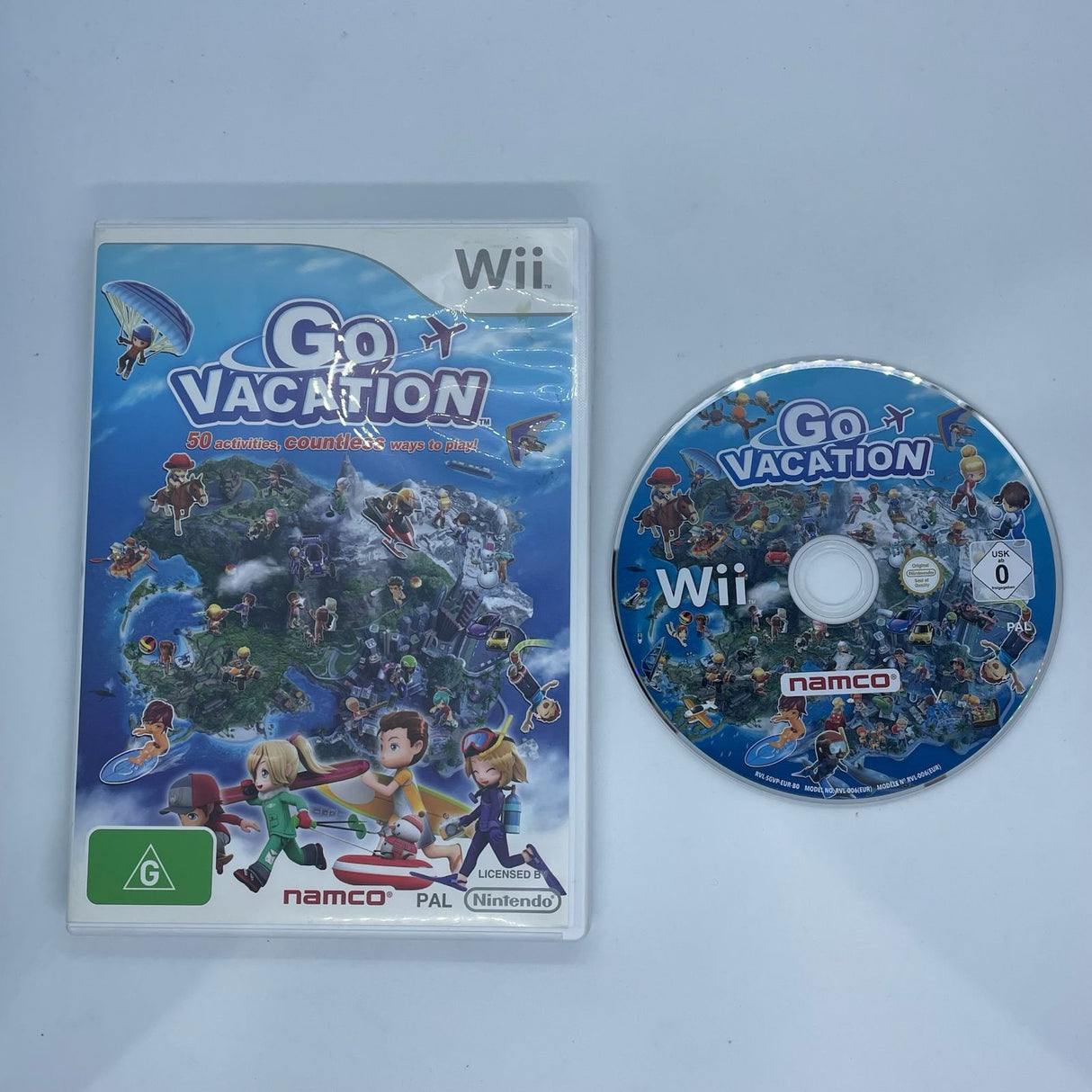 Go Vacation Nintendo Wii Game PAL