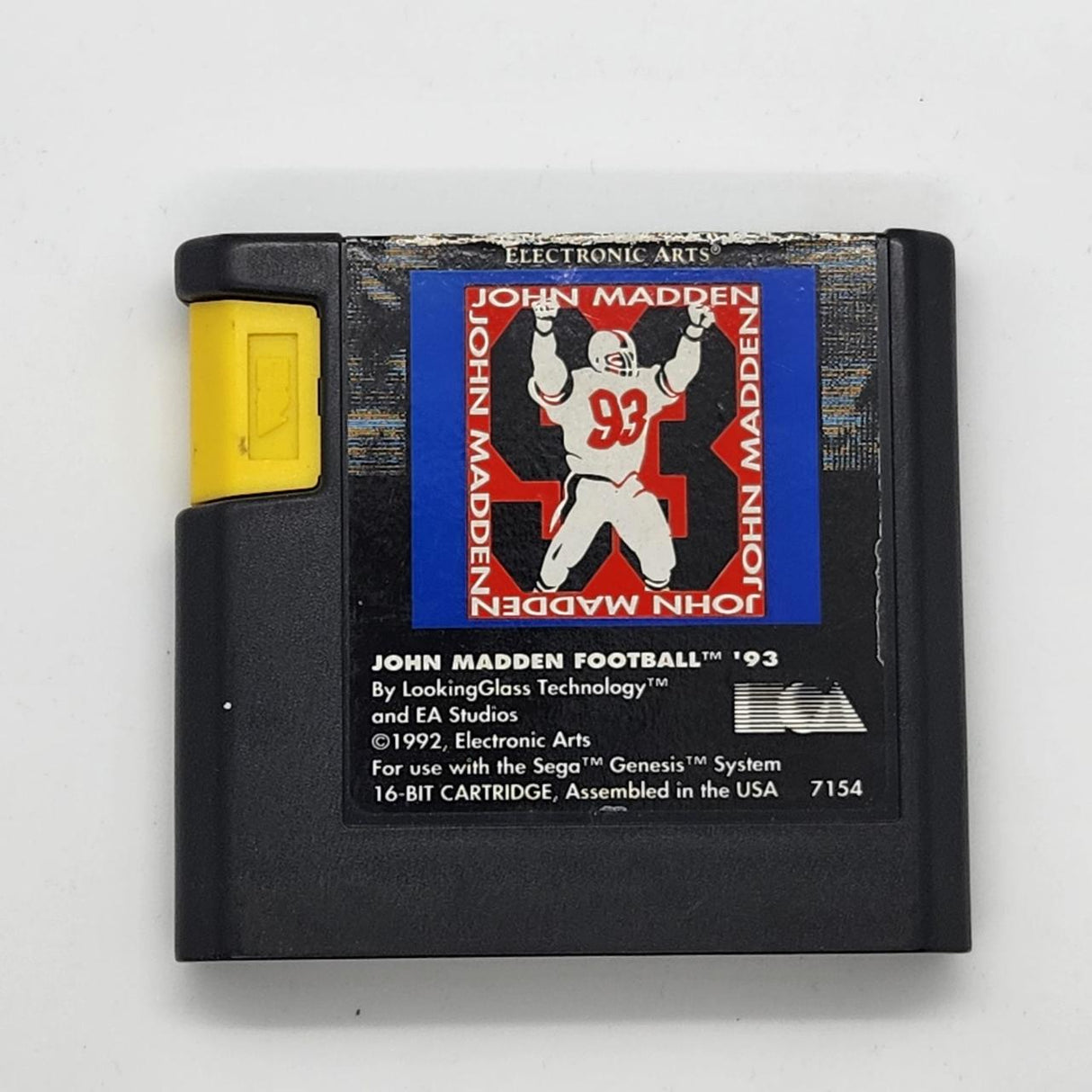 John Madden Football 93 Sega Mega Drive / Genesis Game Cartridge PAL