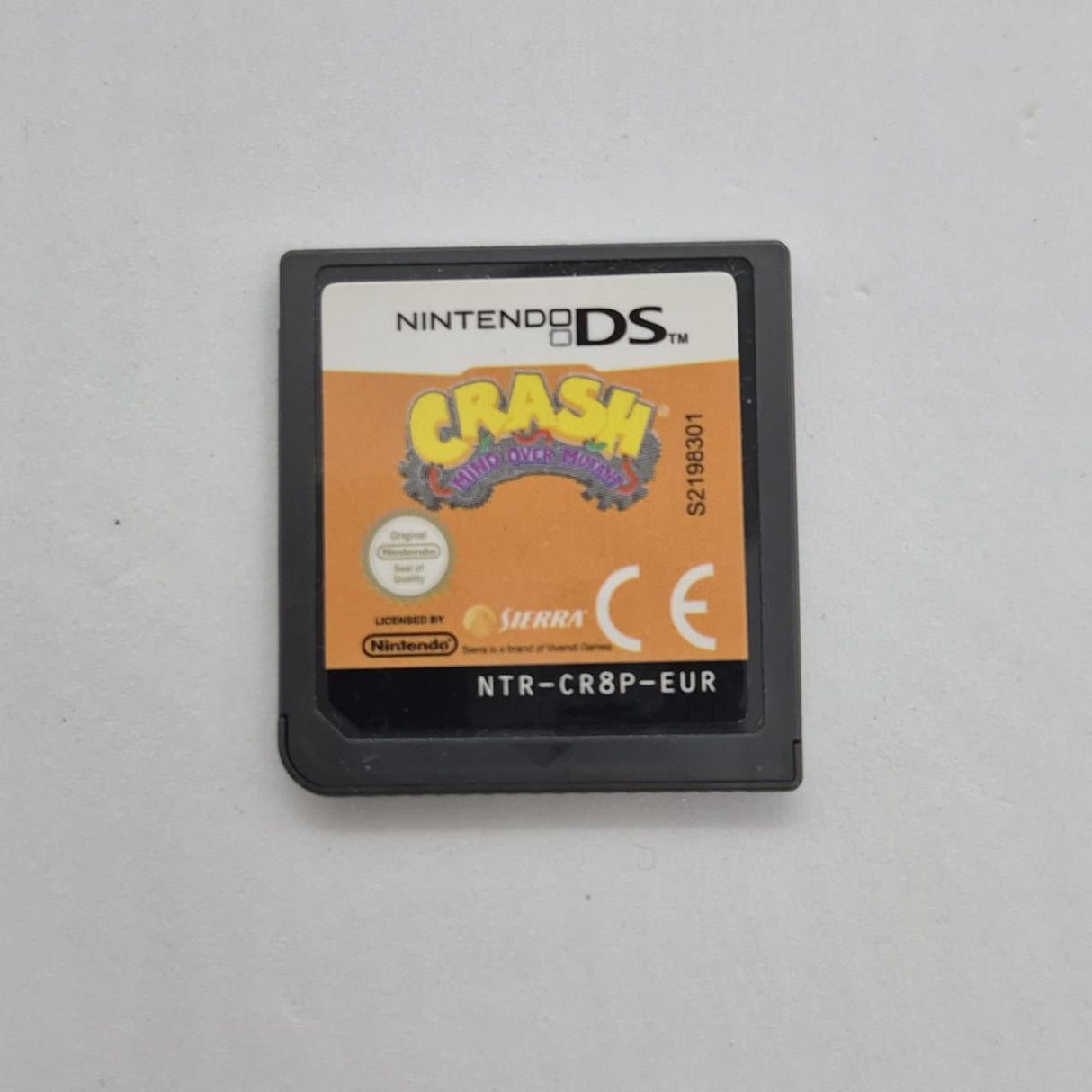 Crash Mind Over Mutant Nintendo DS Game Cartridge