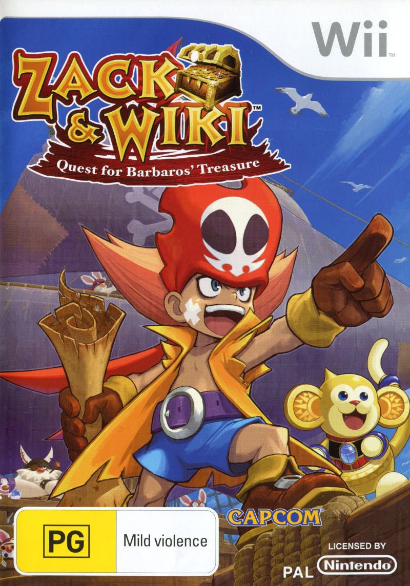 Zack & Wiki: Quest for Barbaros' Treasure Nintendo Wii Game PAL