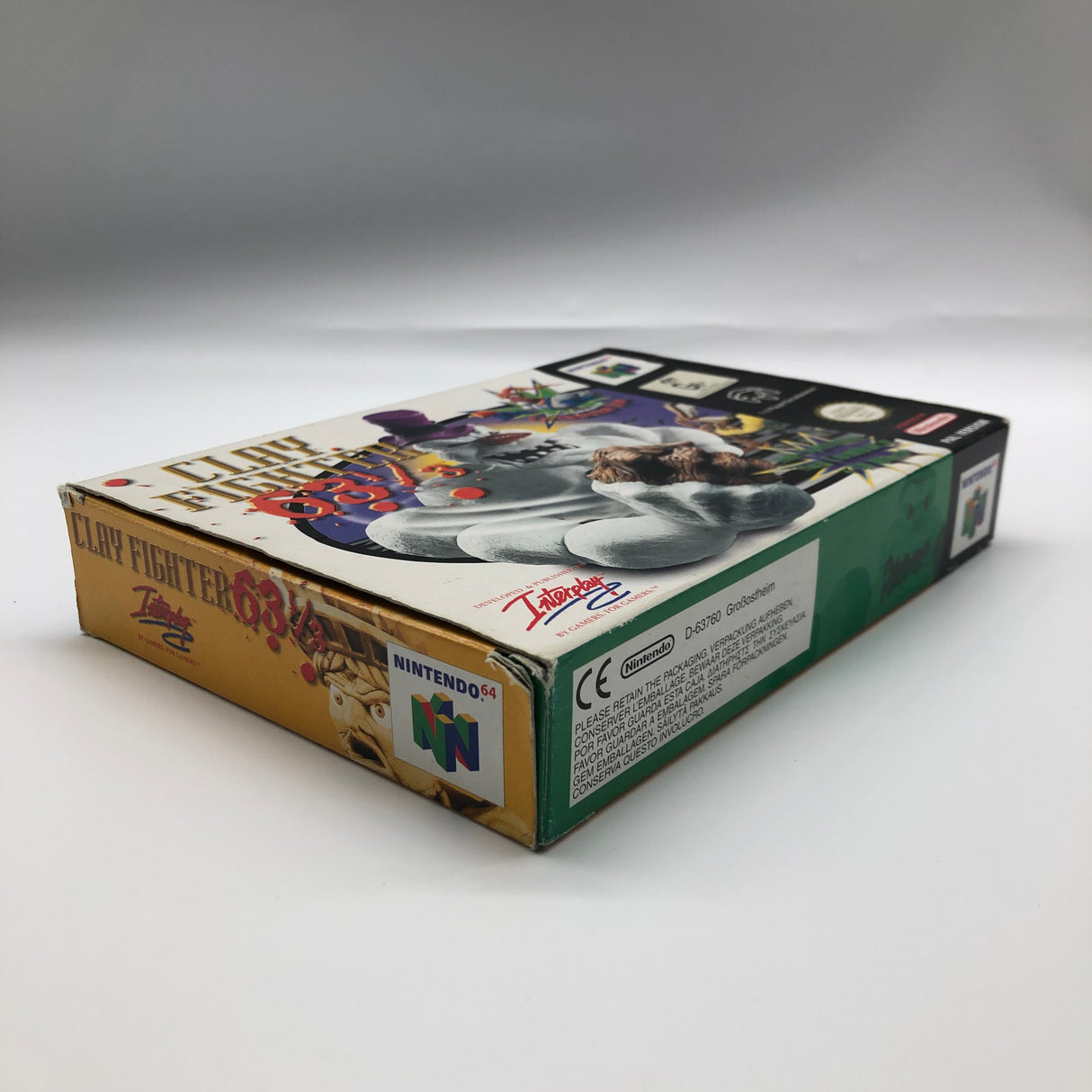 Clay Fighter 63 ⅓ Nintendo 64 N64 Game Boxed Complete PAL
