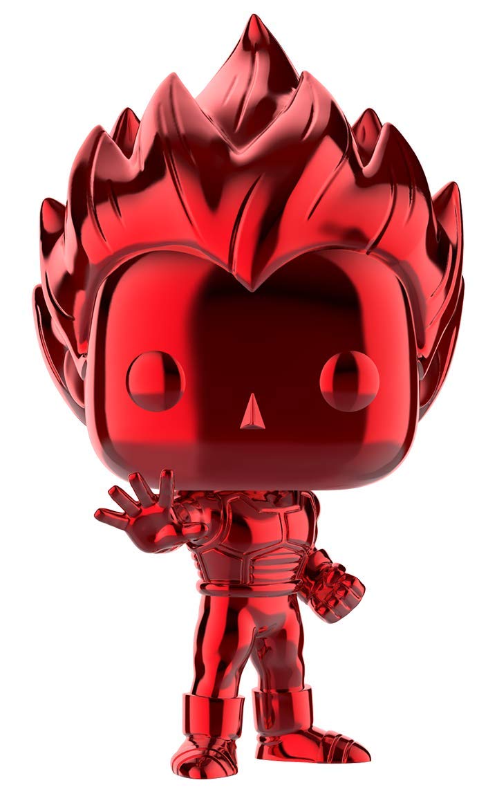 Dragon Ball Z Super Saiyan Vegeta Red Chrome #154 Funko Pop Vinyl Figure