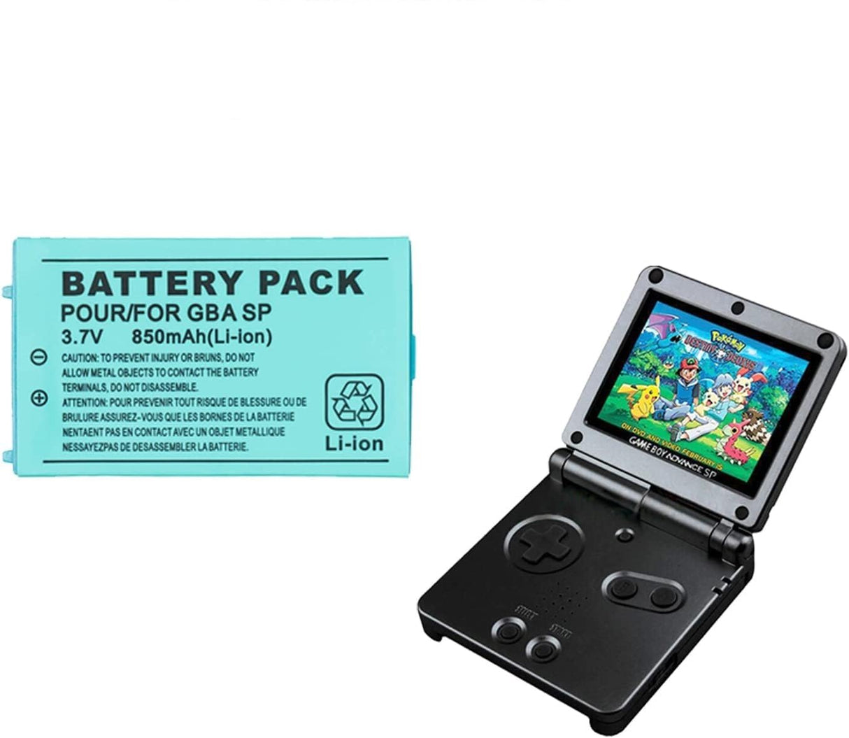 Battery Replacement Nintendo Gameboy Advance GBA SP 3.7 V 850 mAh + Screwdriver