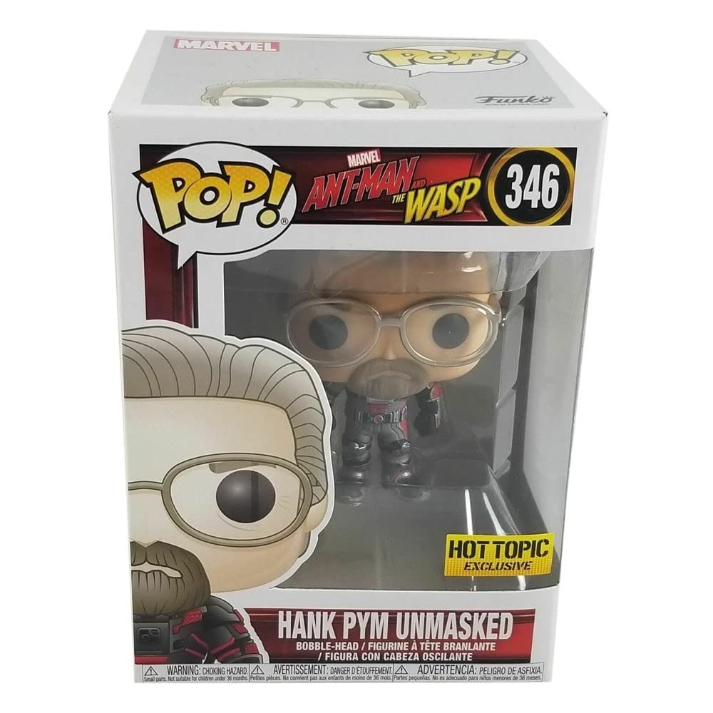 Ant-Man and The Wasp Hank Pym Unmasked #346 Funko Pop Vinyl Figure