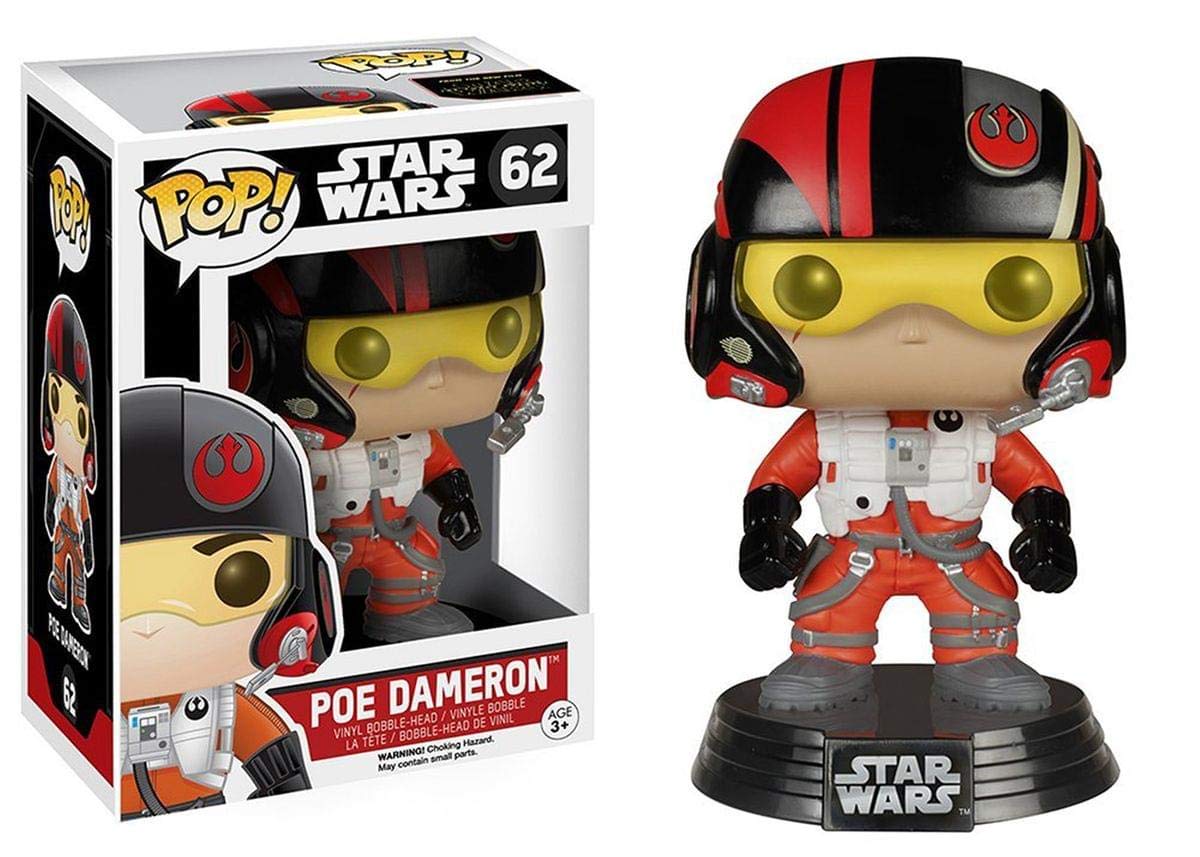 Star Wars The Force Awakens Funko Pop Vinyl Figure Poe Dameron #62