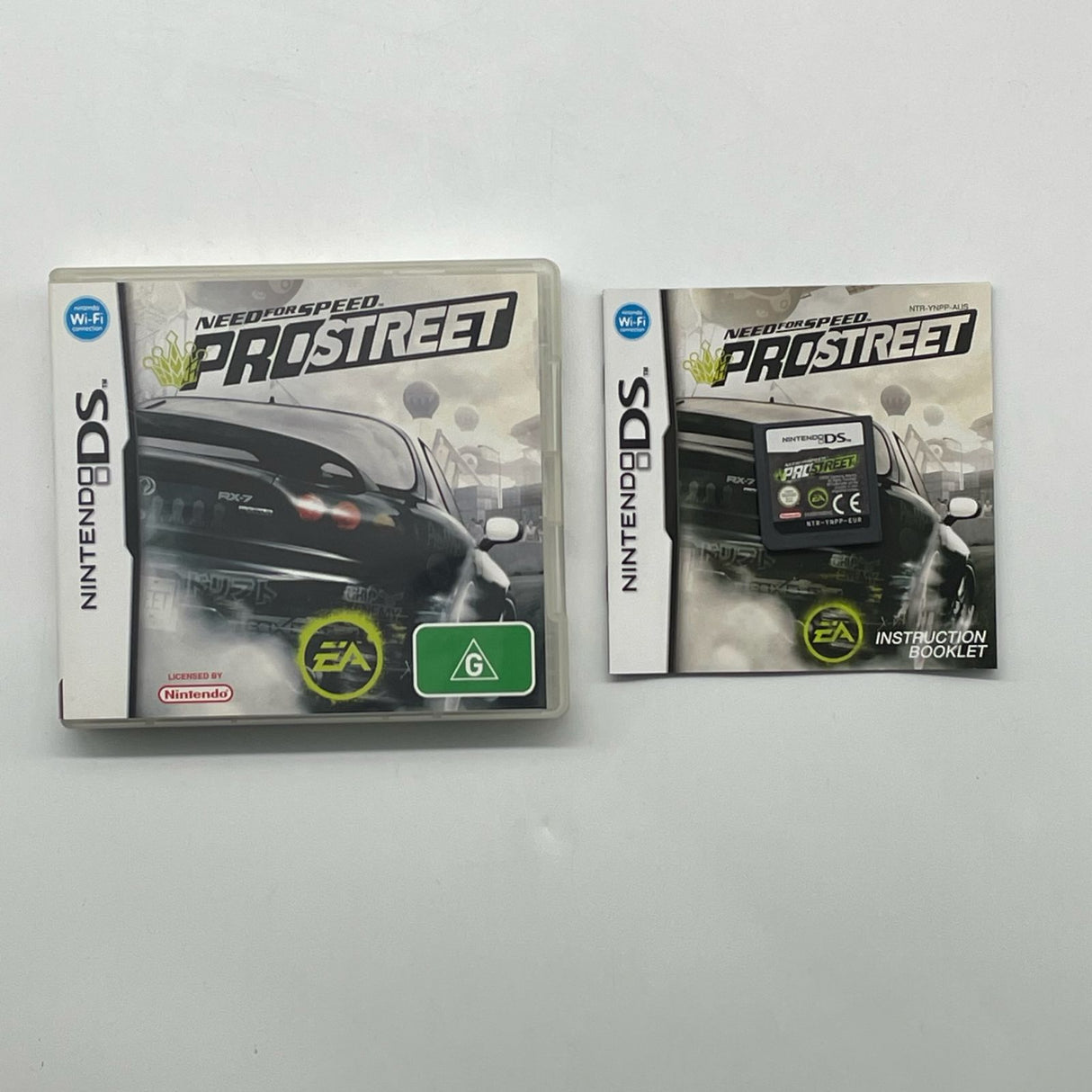 Need For Speed Pro Street Nintendo DS Game + Manual