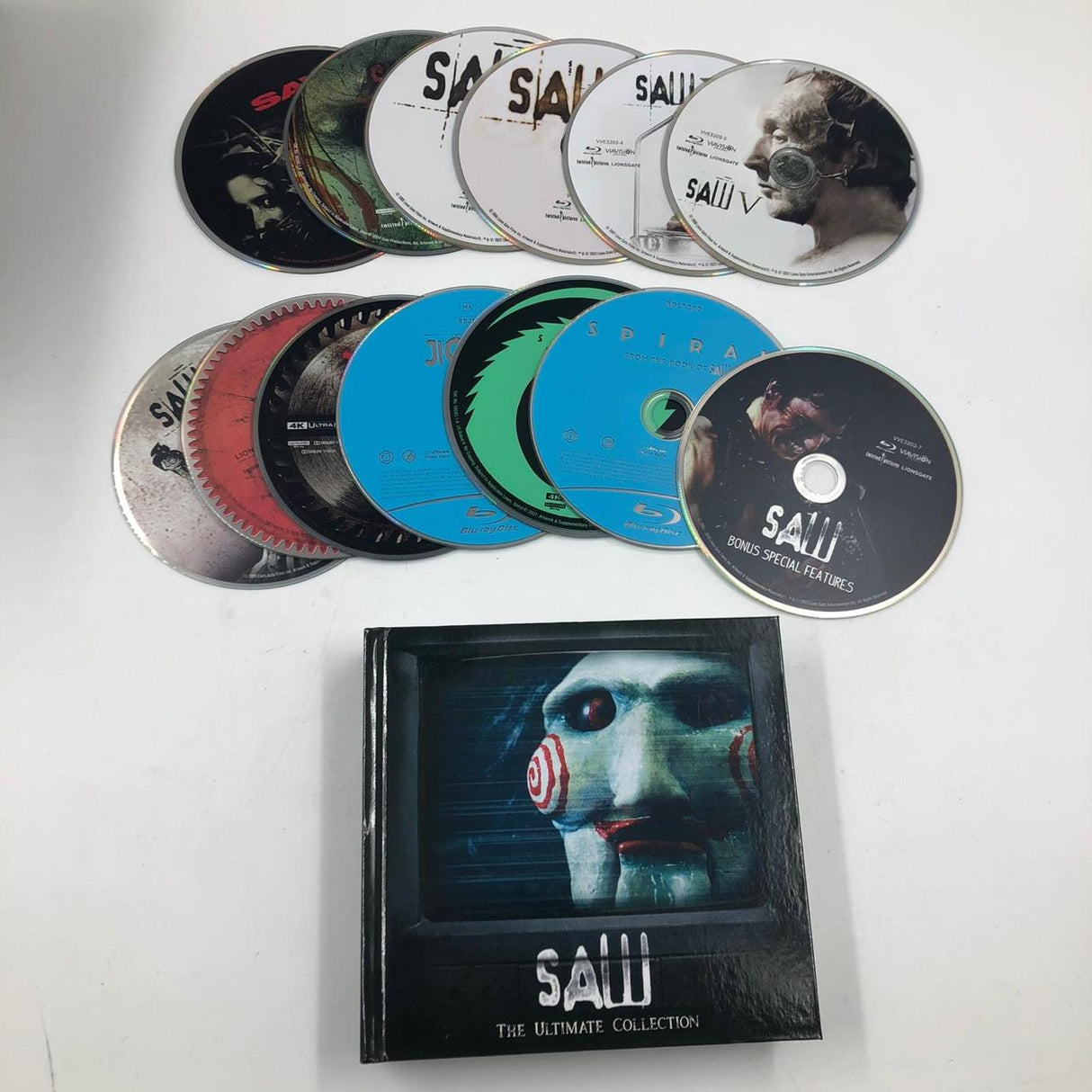 Saw The Ultimate Collection Limited Collectors Trap Edition Complete Blu Ray Set