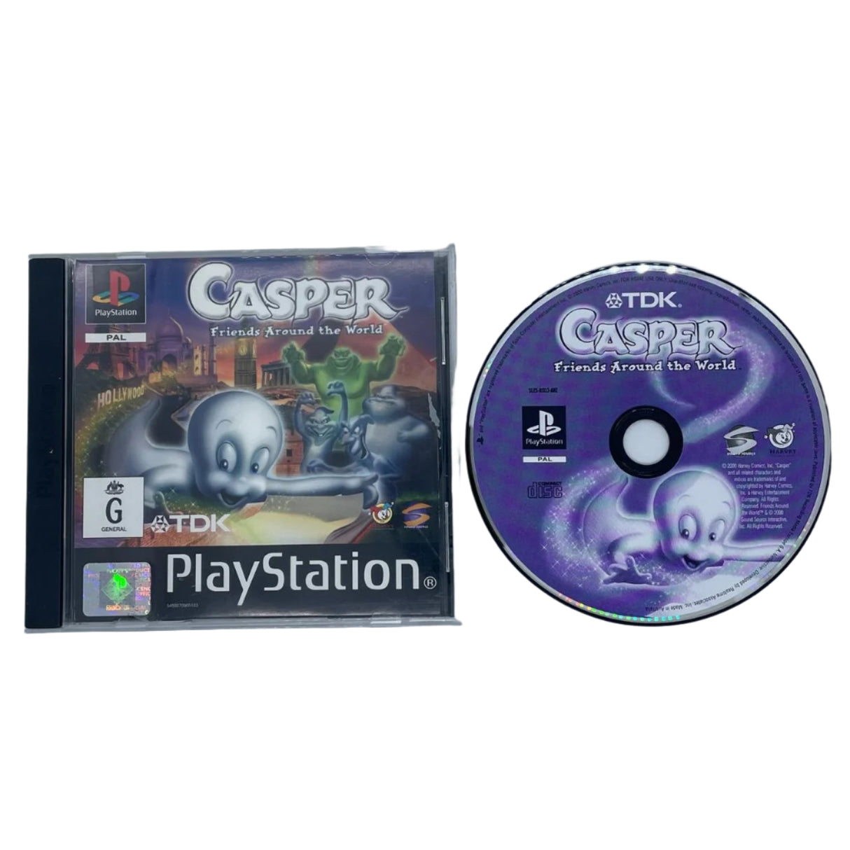 Casper Friends Around The World PS1 Playstation 1 Game PAL
