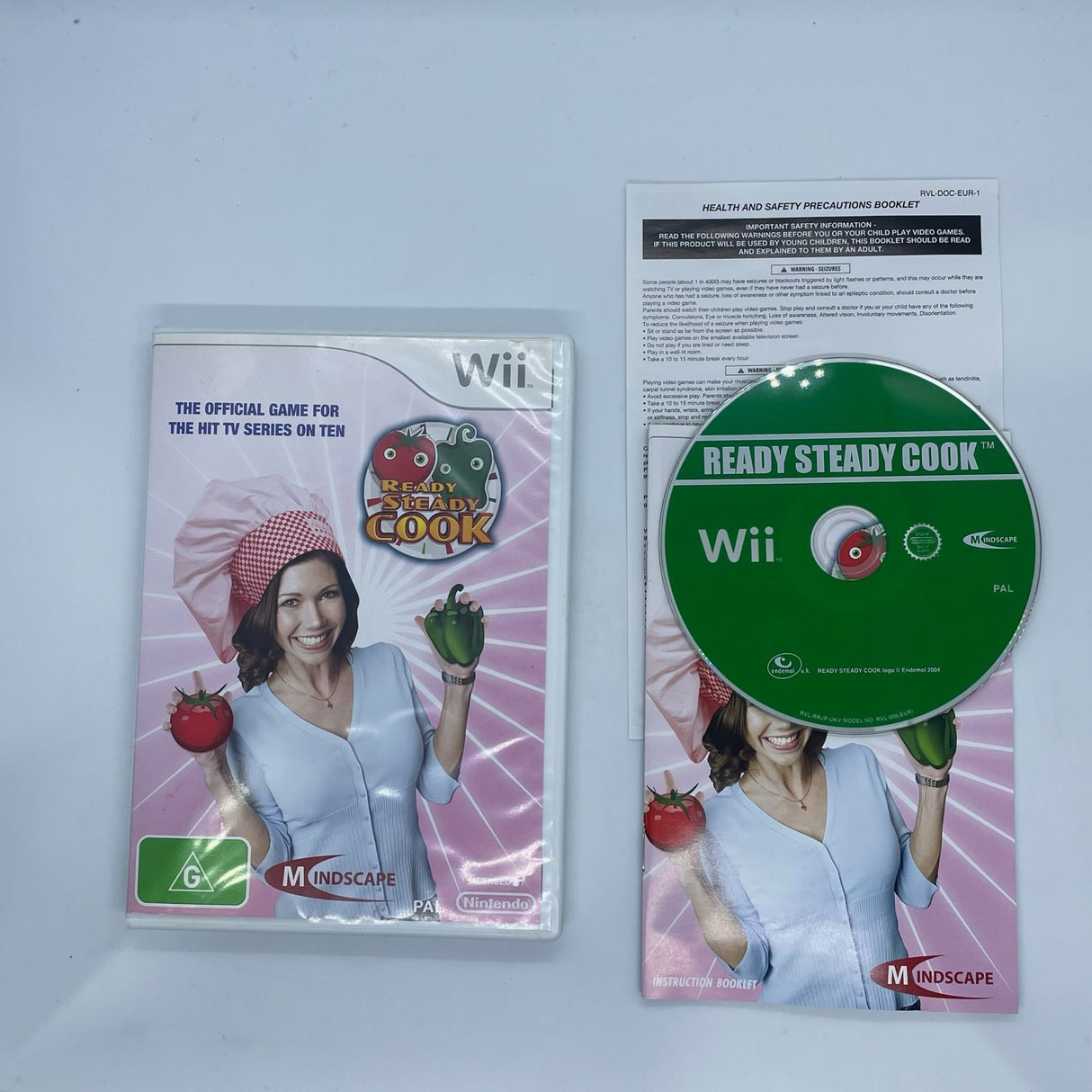 Ready Steady Cook Nintendo Wii Game + Manual PAL