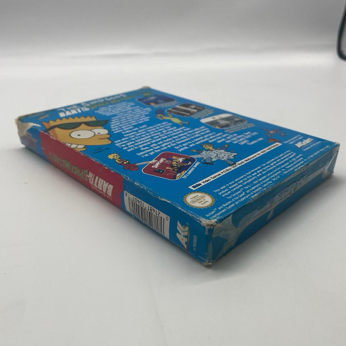 Nintendo The Simpsons Bart Vs. The Space Mutants Nintendo Entertainment System NES Game Boxed Complete PAL